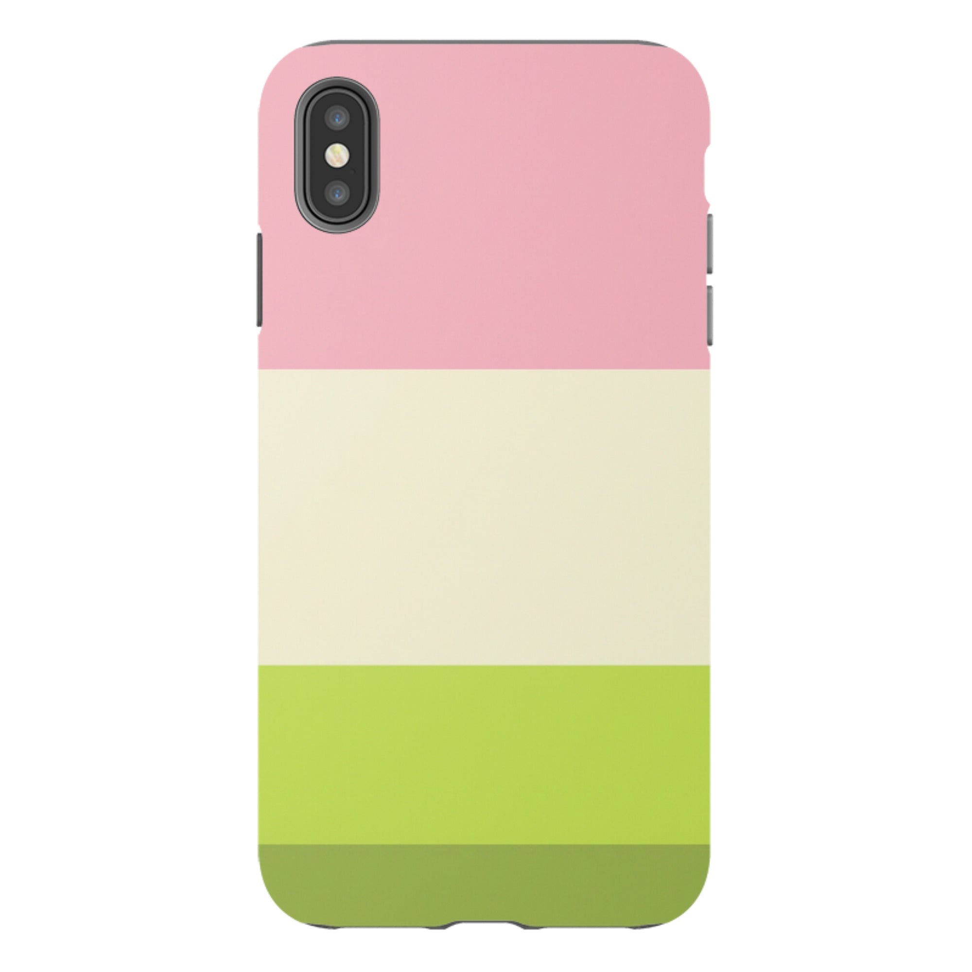 iPhone Tough Case - Pink & Sage Green