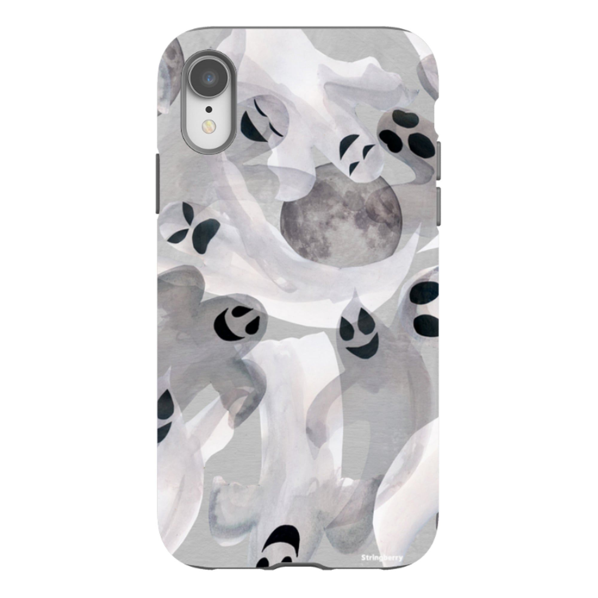 iPhone Tough Case - Ghosts and Moons By Tracey English