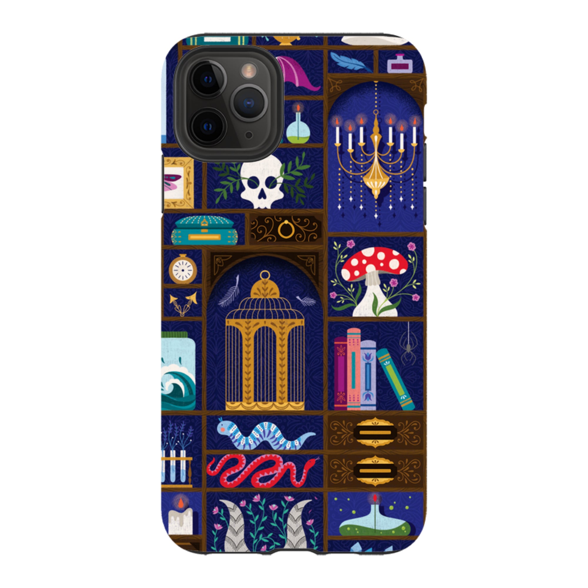 iPhone Tough Case - Cabinet Of Curiosities By Jenny Zemanek