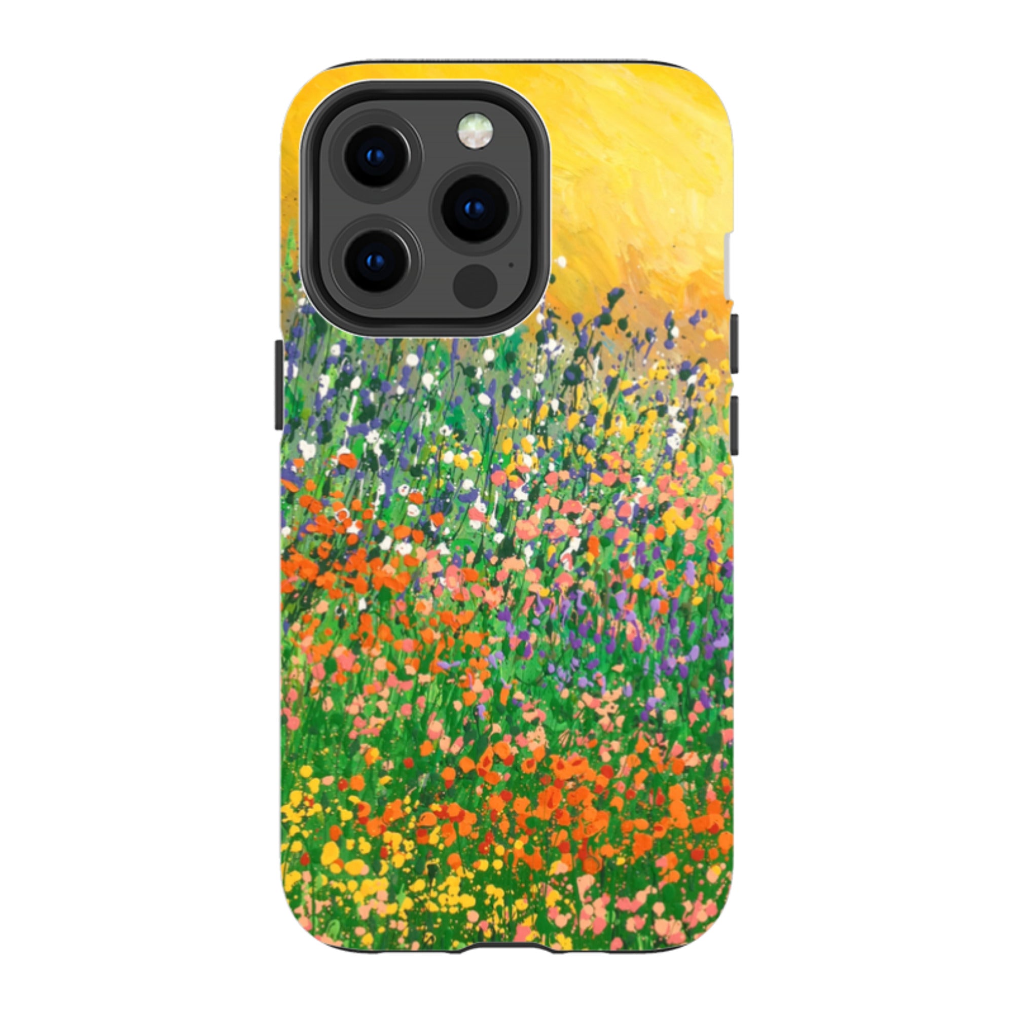 iPhone Tough Case - Sun Garden By Linda Calvert Jacobson