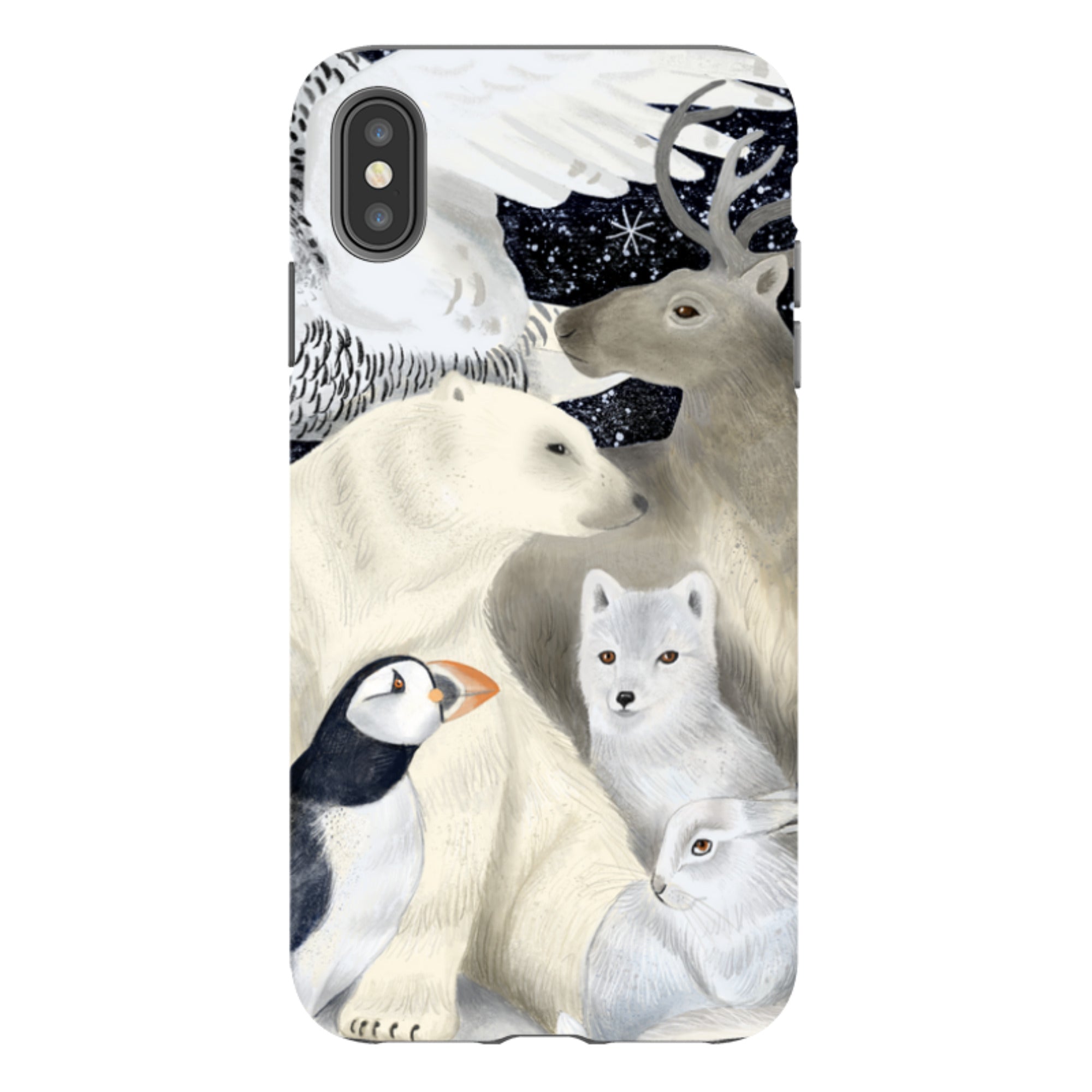 iPhone Tough Case - Creatures Of The North By Bex Parkin
