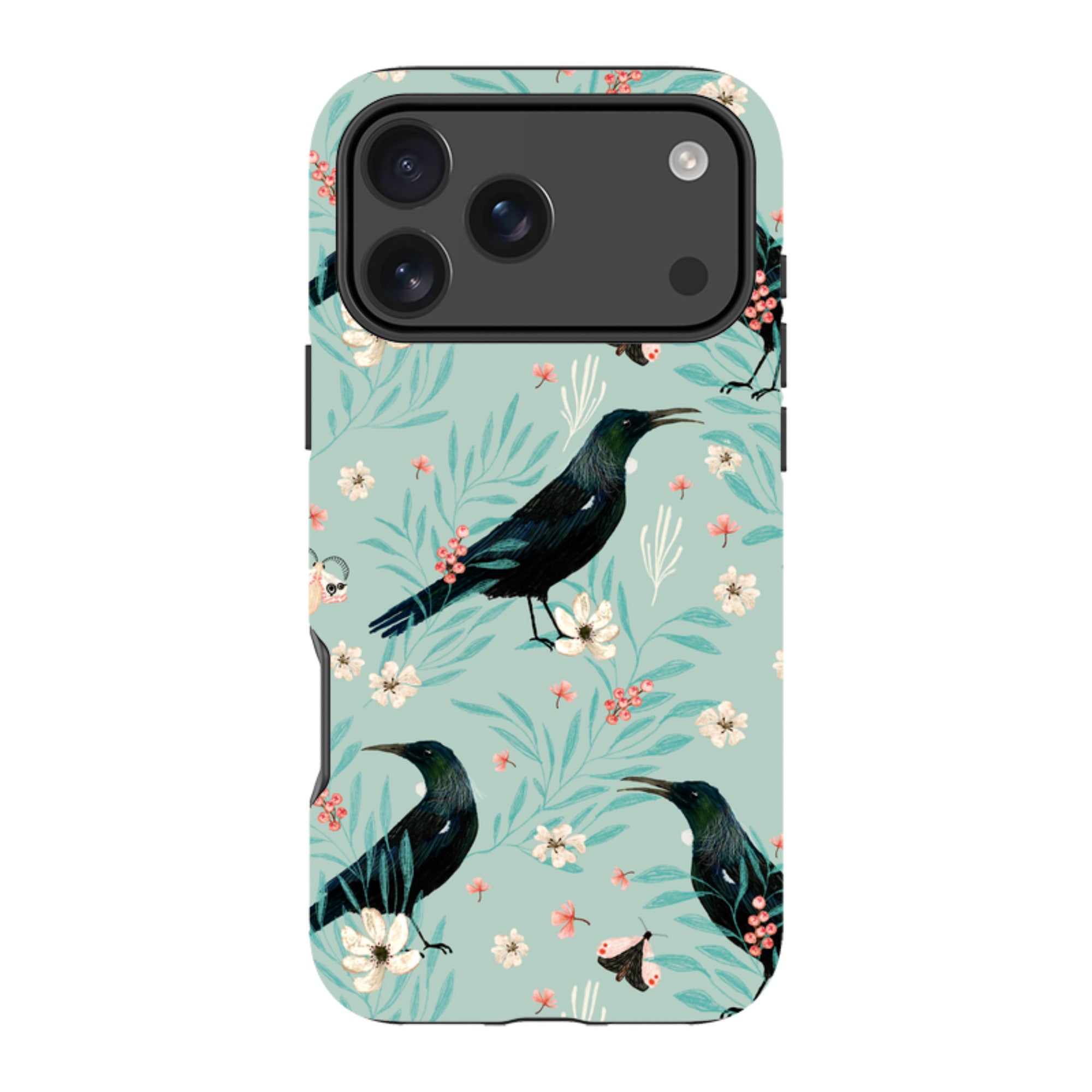 iPhone MagSafe Tough Case - Tui Light Blue By Katherine Quinn