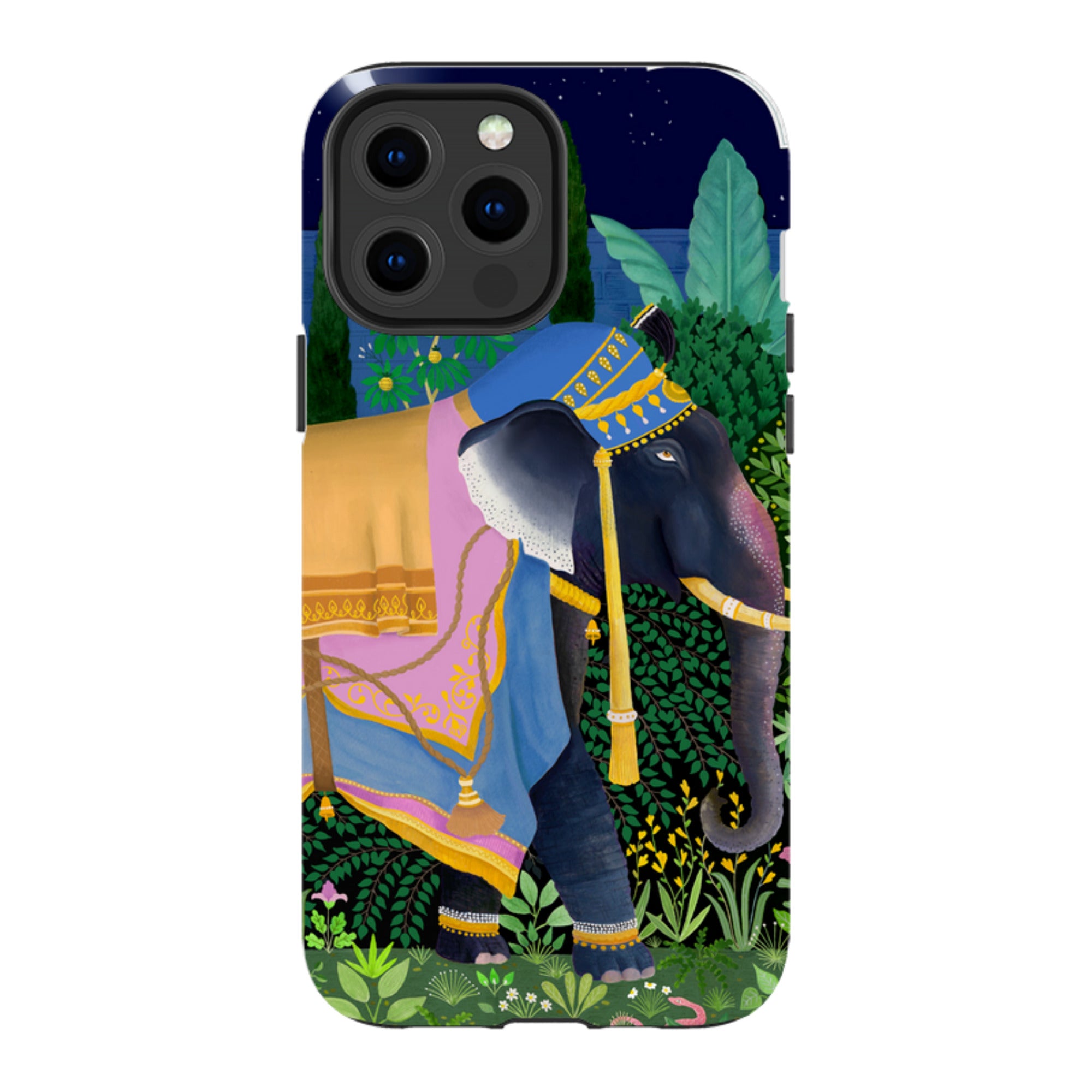 iPhone MagSafe Tough Case -  Indian Elephant By Bex Parkin