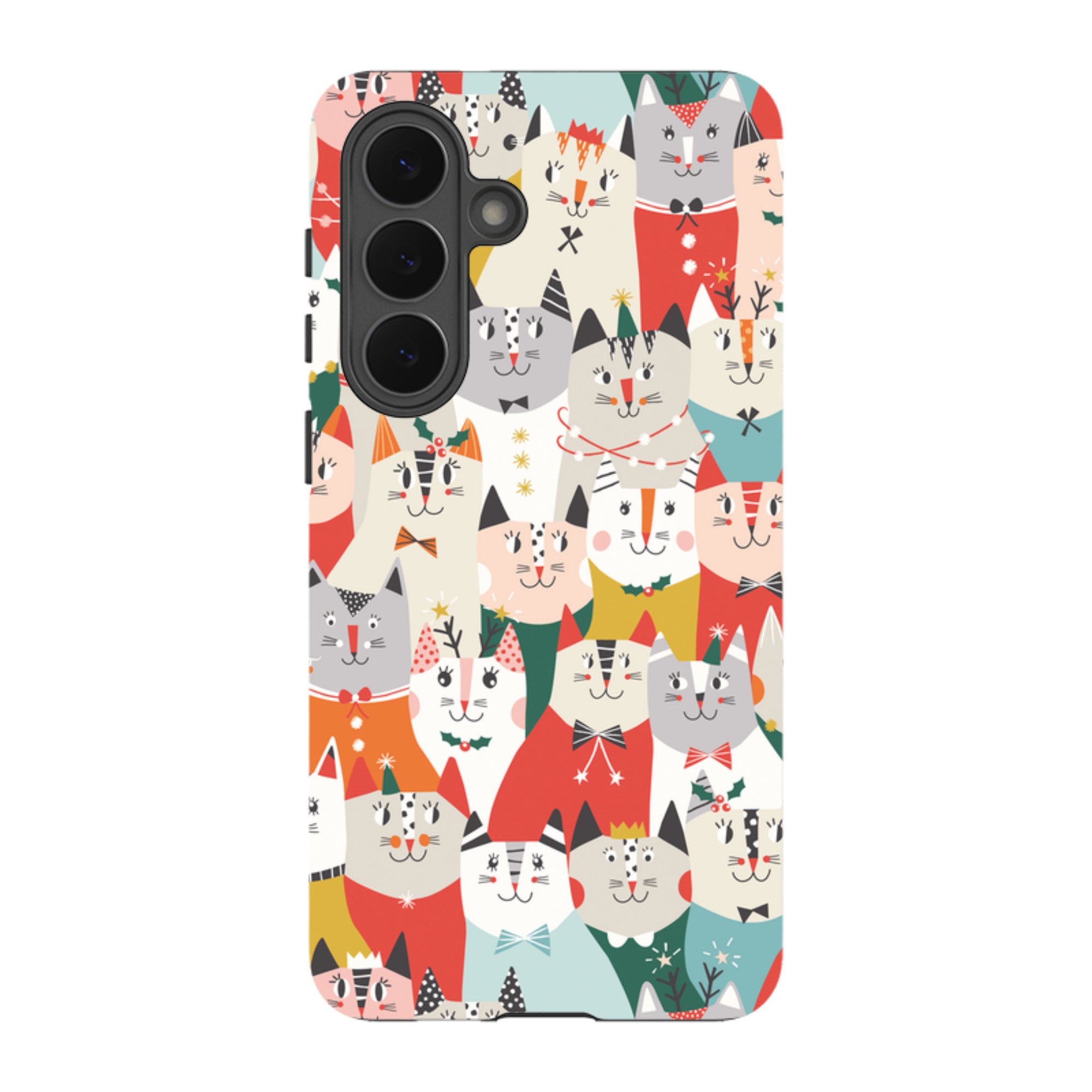 Samsung Tough Case - Christmas cats By Ali Brookes