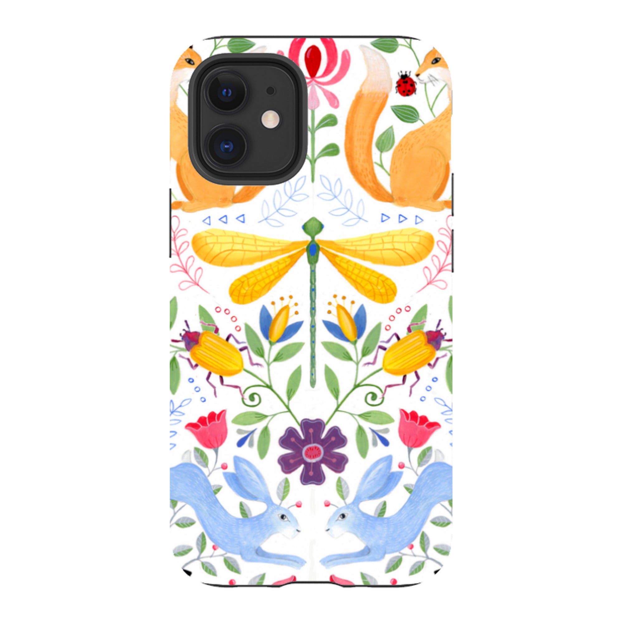 iPhone Tough Case - Folk Garden By Bex Parkin