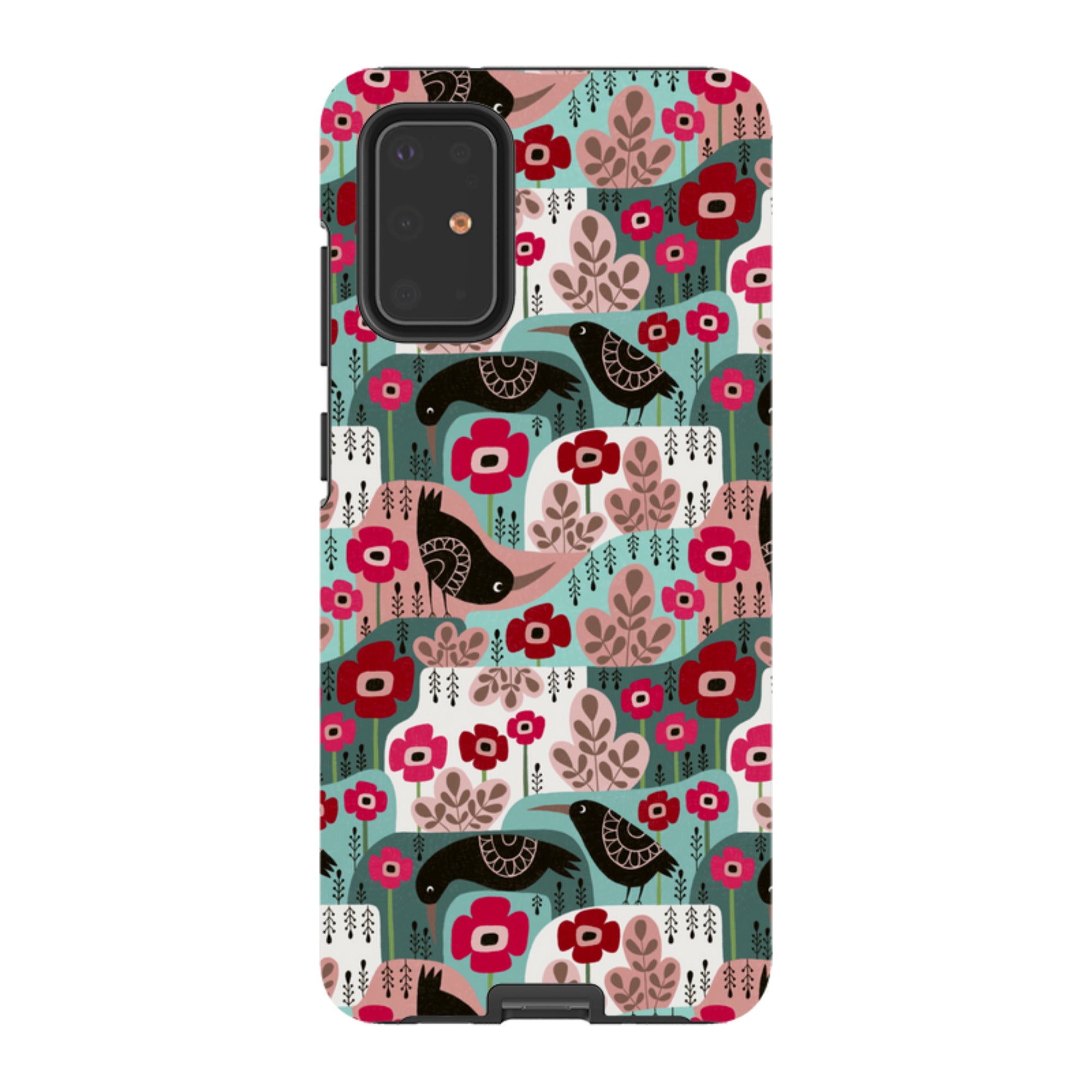 Samsung Tough Case - Poppies And Crow By Suzy Taylor