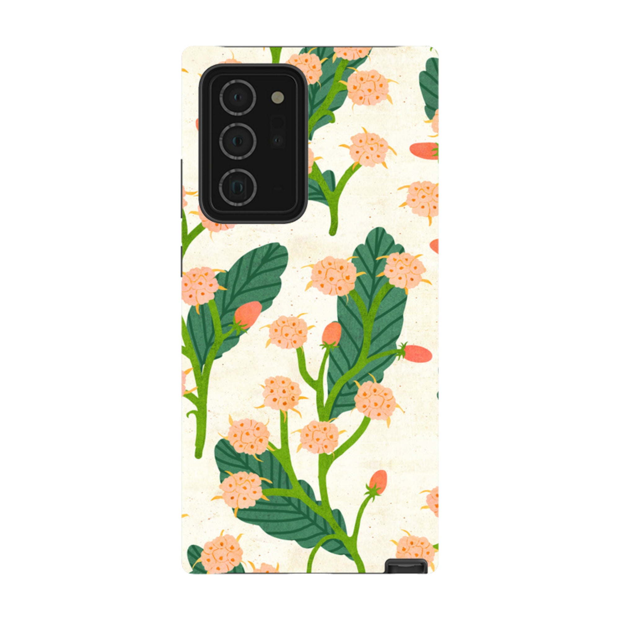 Samsung Tough Case - Summer Seeds Cream By Katherine Quinn