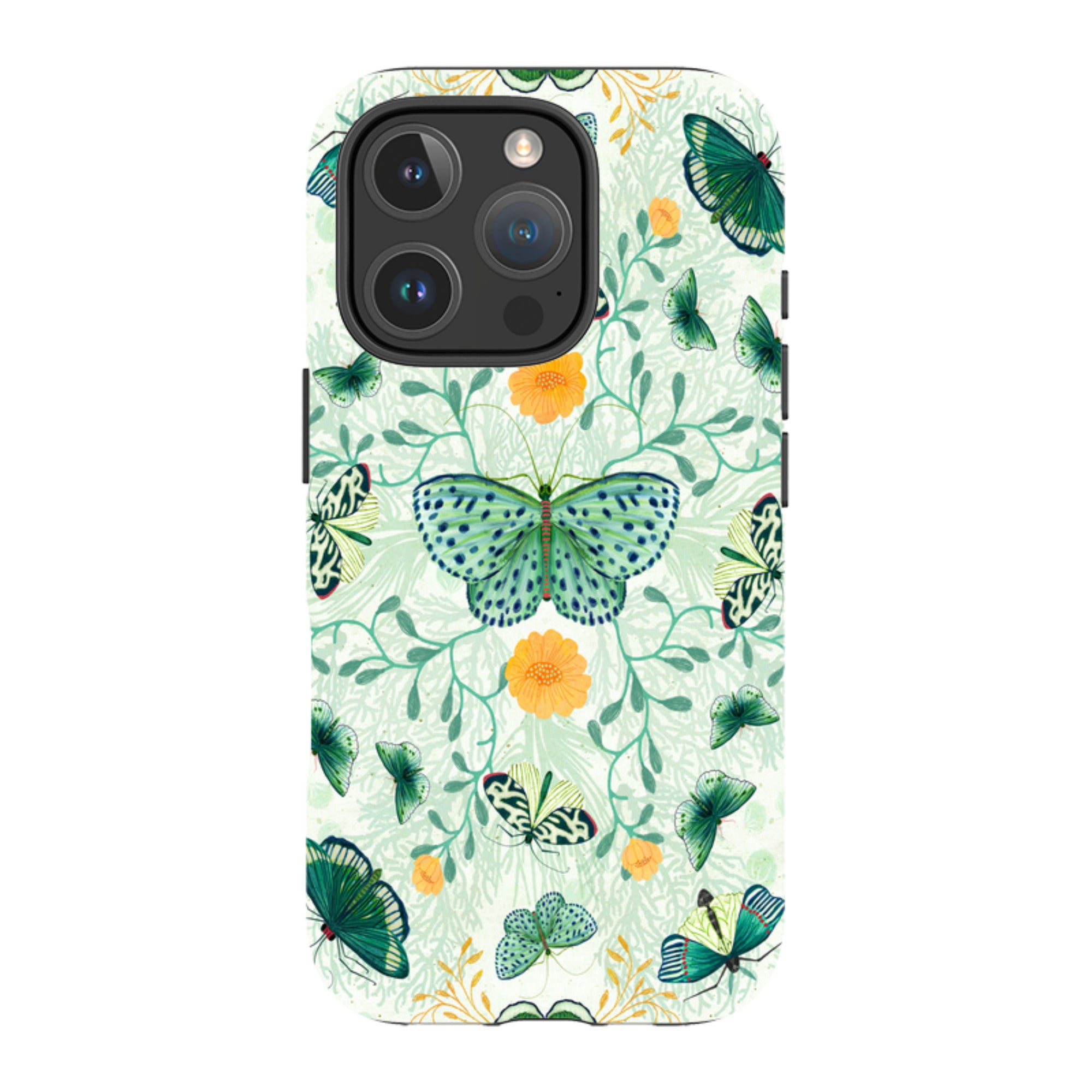 iPhone MagSafe Tough Case - Medium Moths 1 By Katherine Quinn
