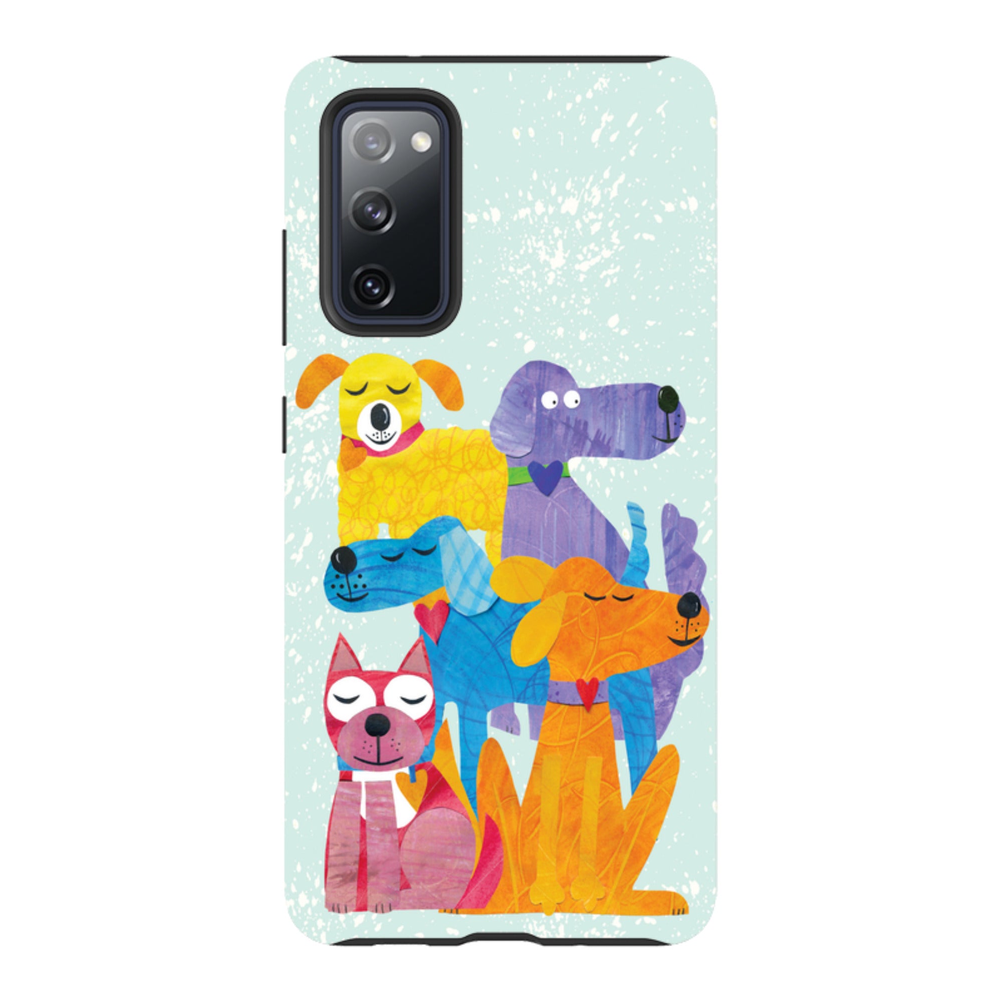 Samsung Tough Case - Patch Work Pups By Tracey English