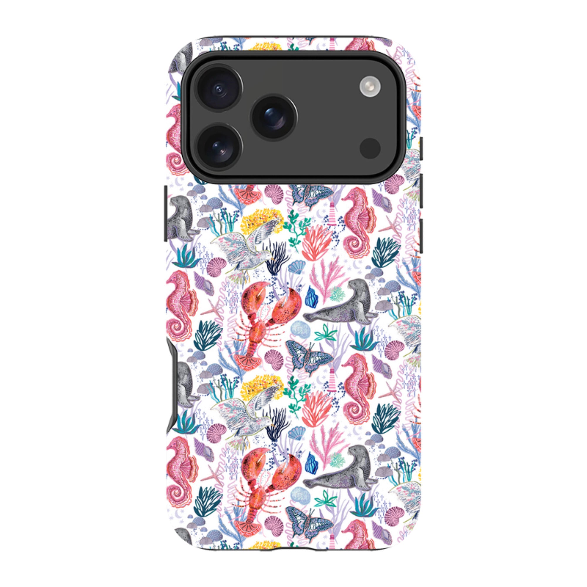 iPhone MagSafe Tough Case - Coastline Pattern B By Emma Frances Grant
