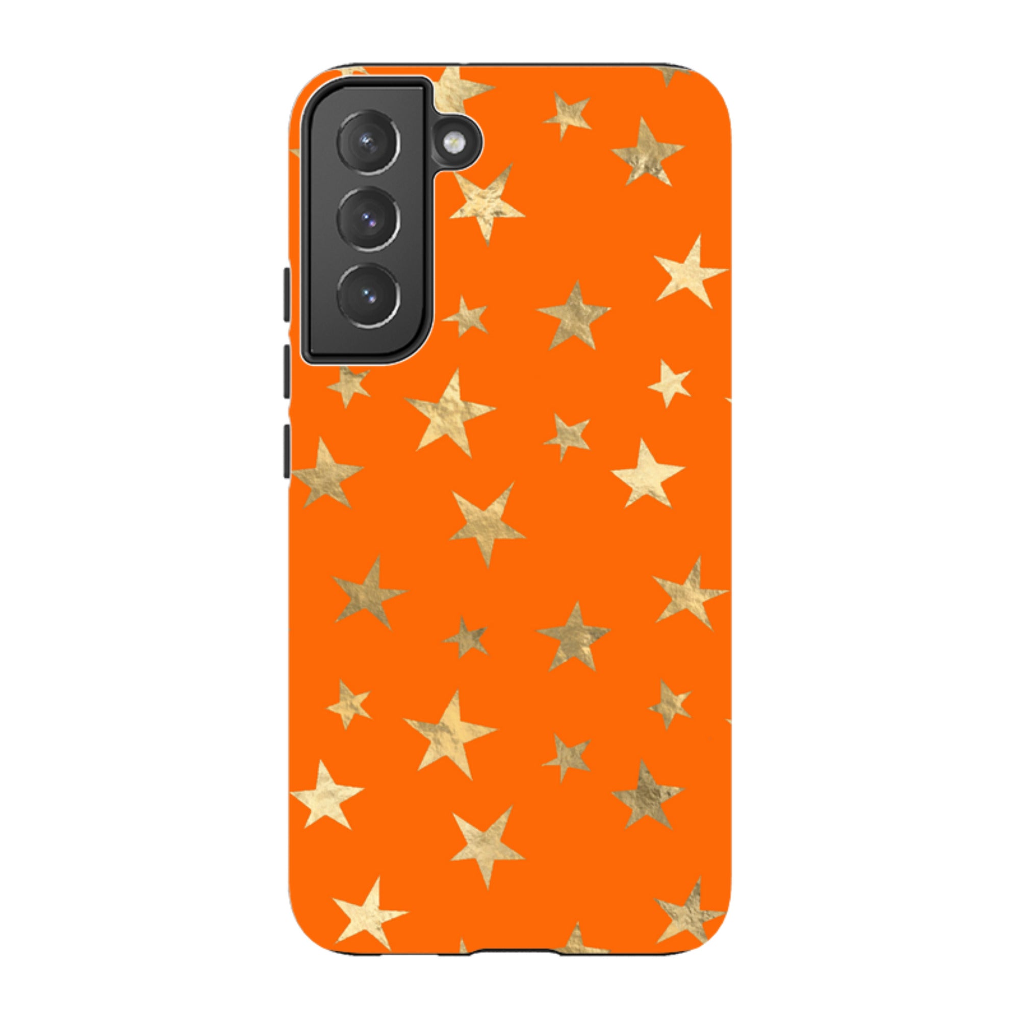 Samsung Tough Case - Orange and Gold Stars