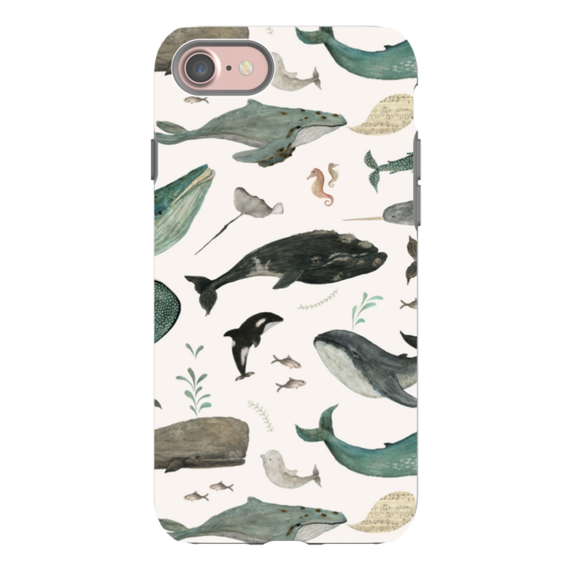 iPhone Tough Case - Whale Song By Katherine Quinn