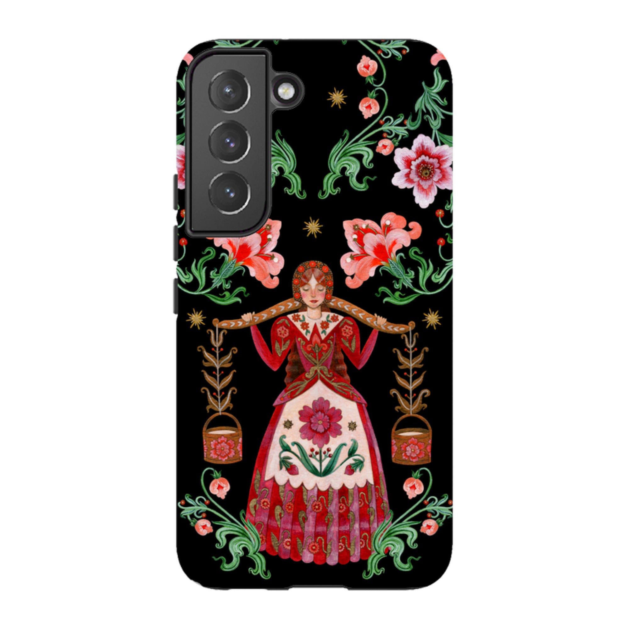 Samsung Tough  Case - Eight Maids A Milking By Maria Matos