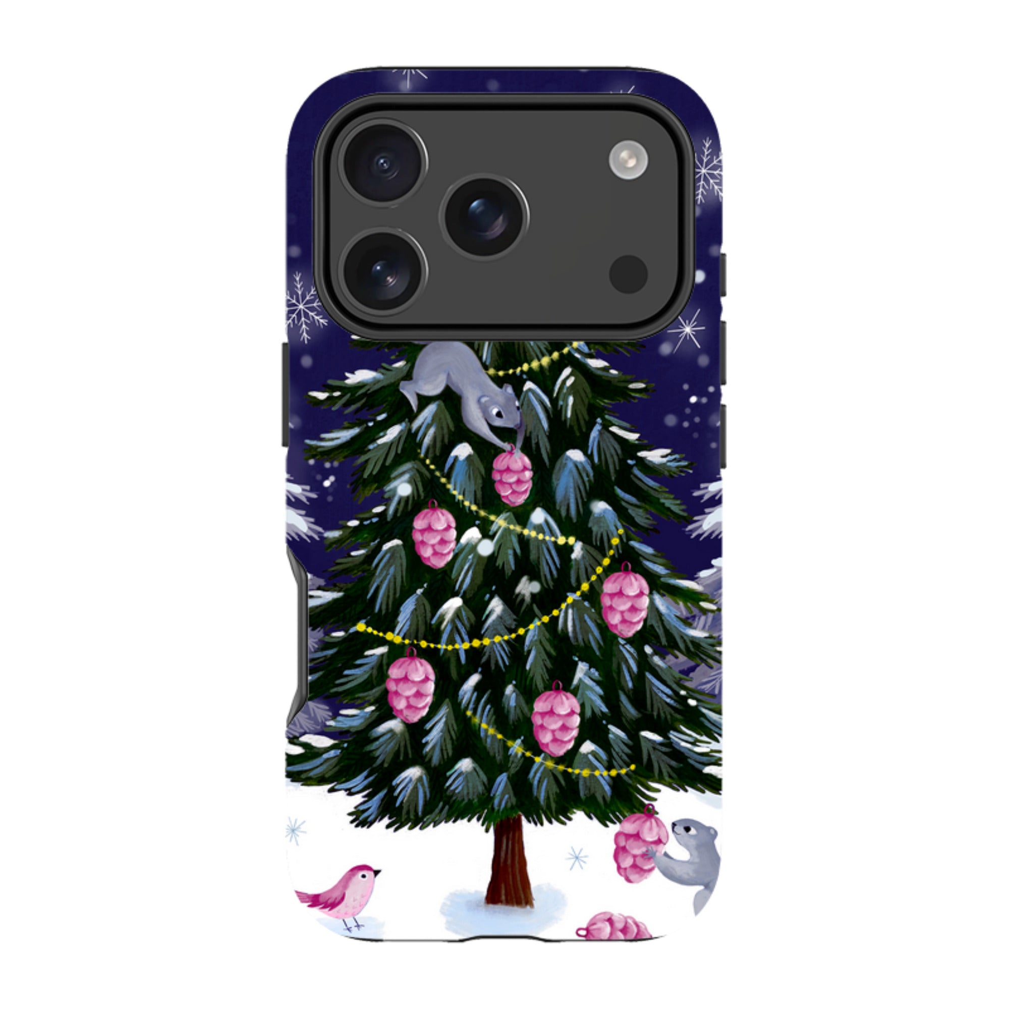 iPhone Tough Case - Squirrel Tree By Bex Parkin