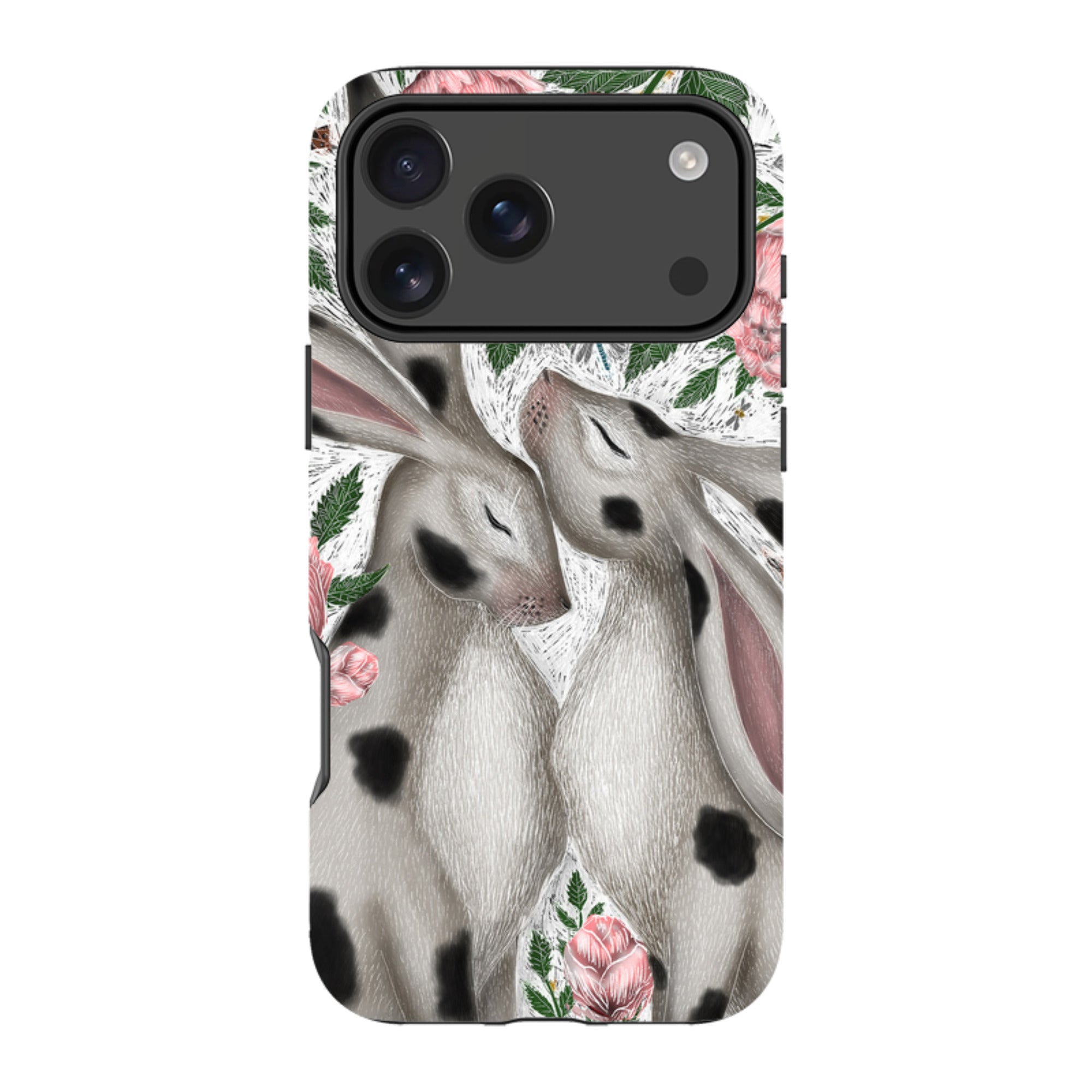 iPhone Tough Case - Hares And Peonies By Catherine Rowe