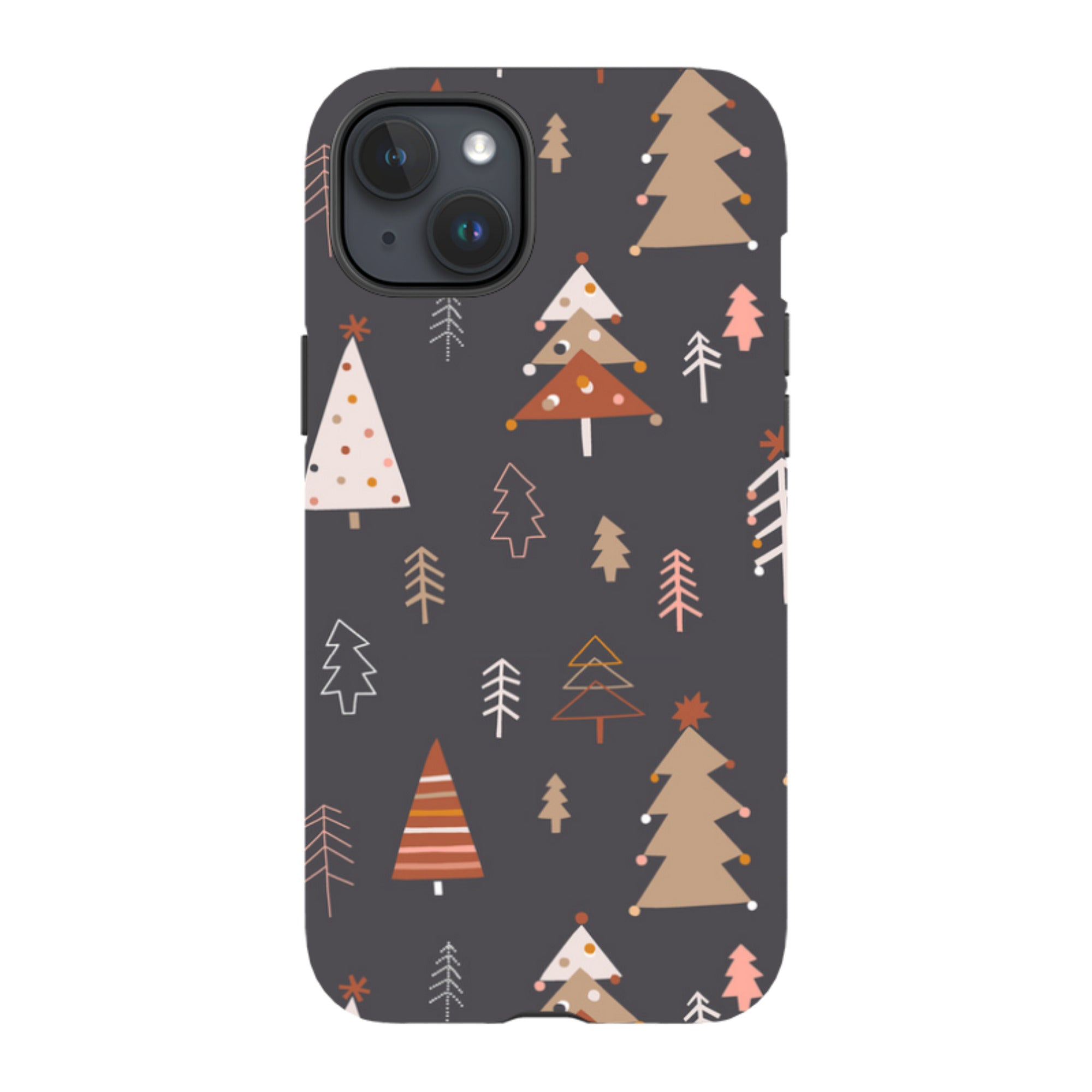 iPhone Tough Case - Dark Xmas Trees
