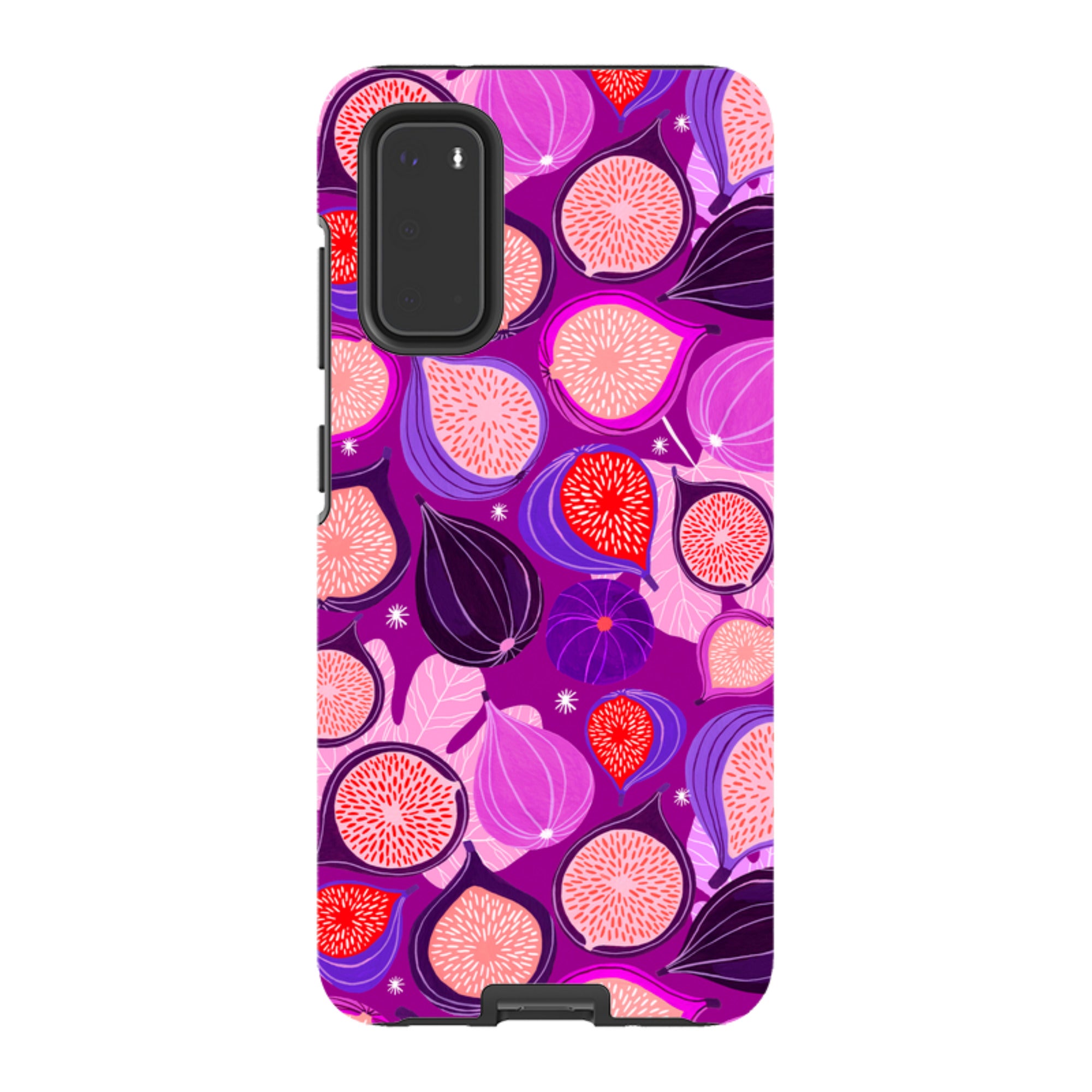 Samsung Tough Case - Ficolino Purple Pattern By Madalina Andronic