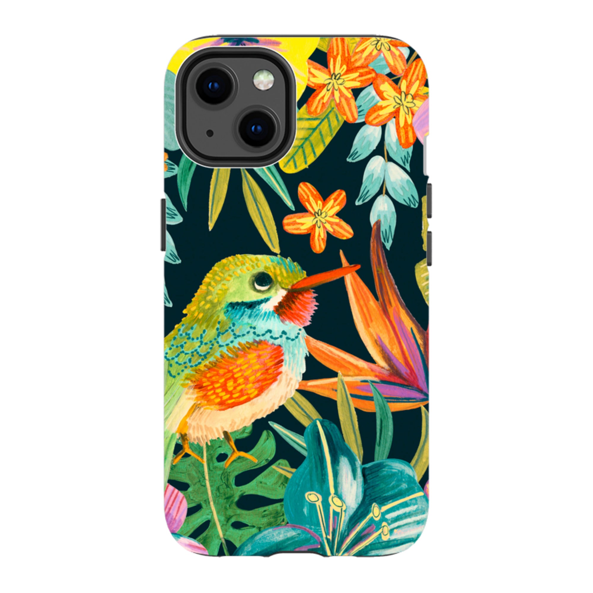 iPhone Tough Case - Tropical Bird By Caroline Bonne Muller