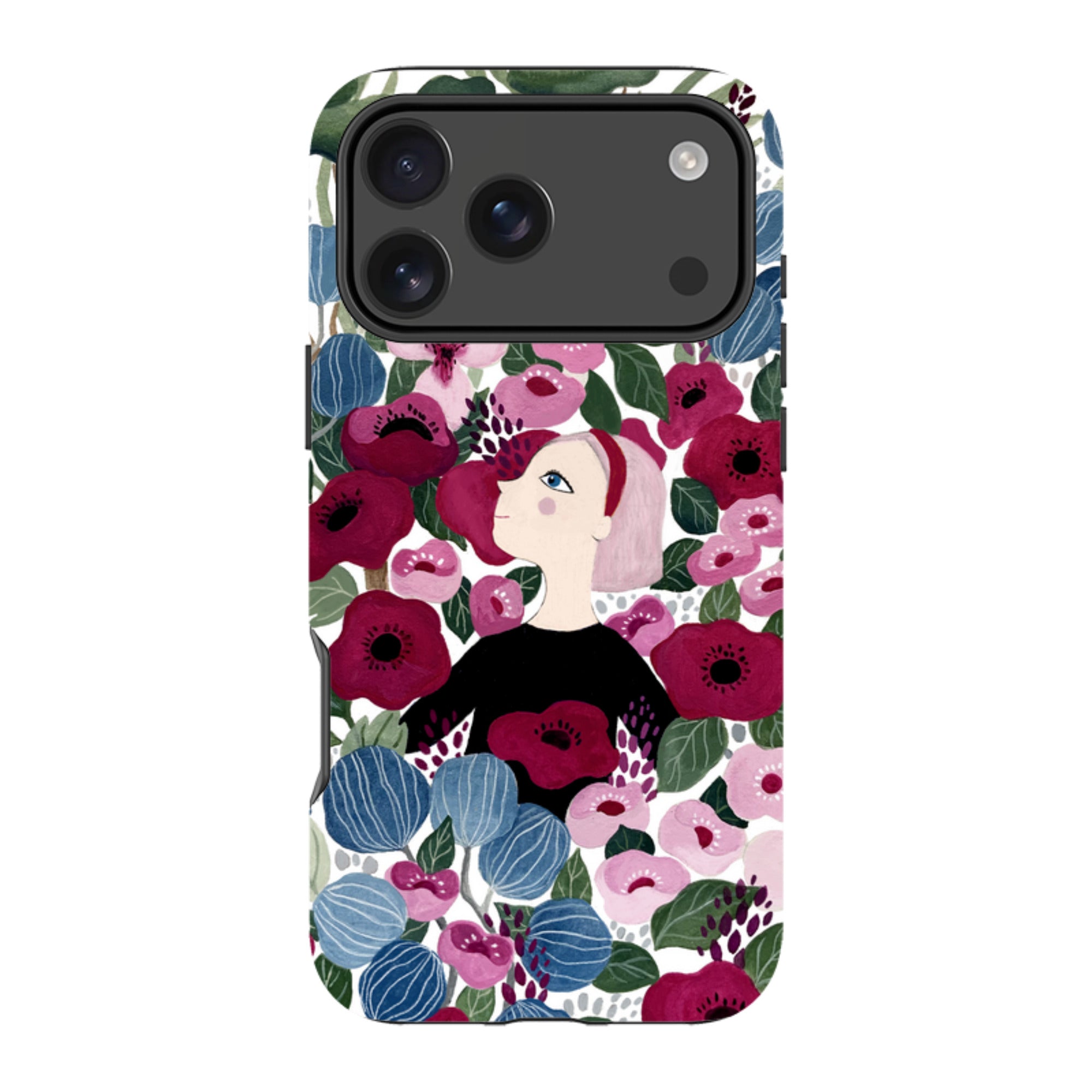 iPhone Tough Case - Flower Garden By Bex Parkin