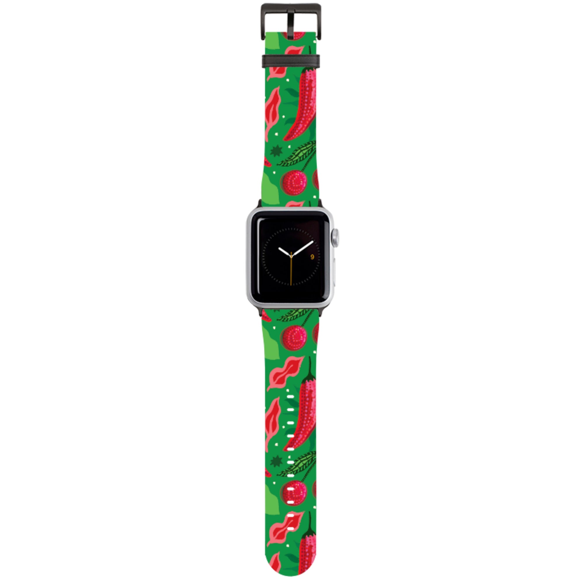 Chilli Cherry 1 Apple Watch Strap By Emma Frances Grant