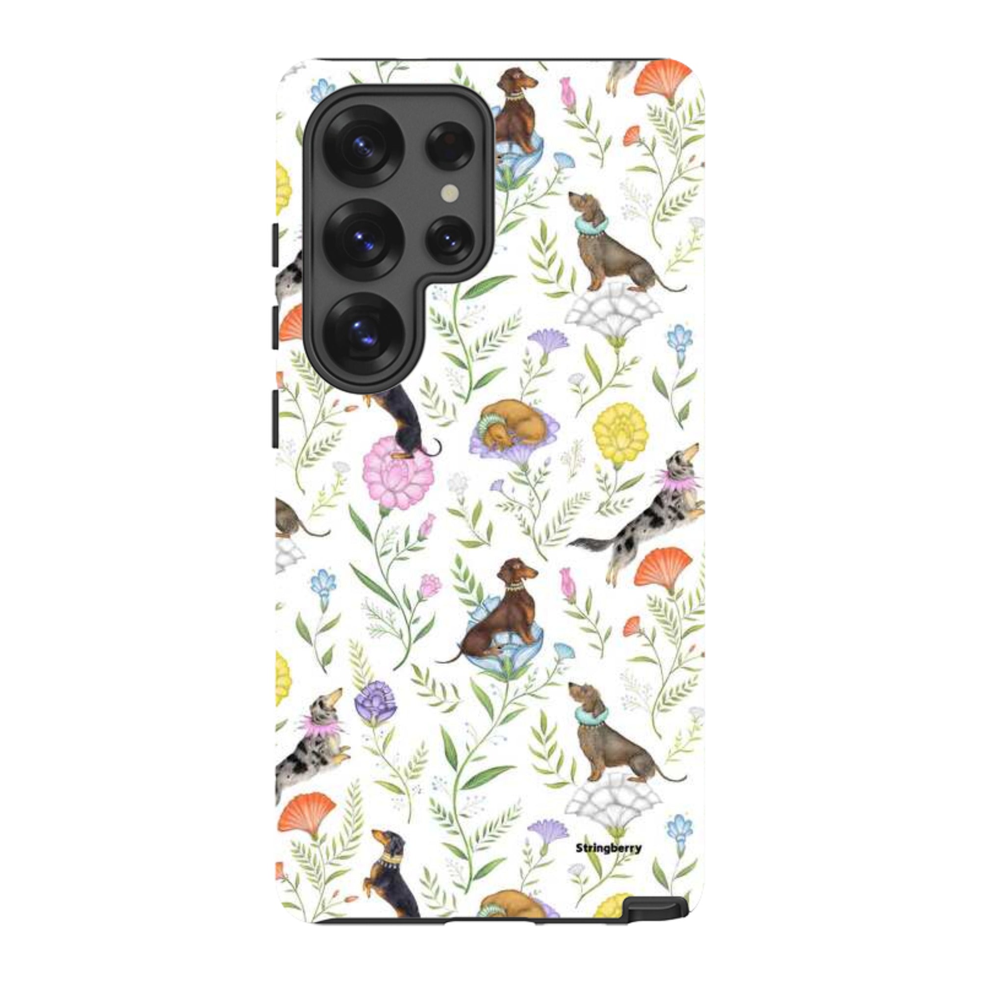 Samsung Tough Case - Doxy Day Afternoon White By Catherine Rowe