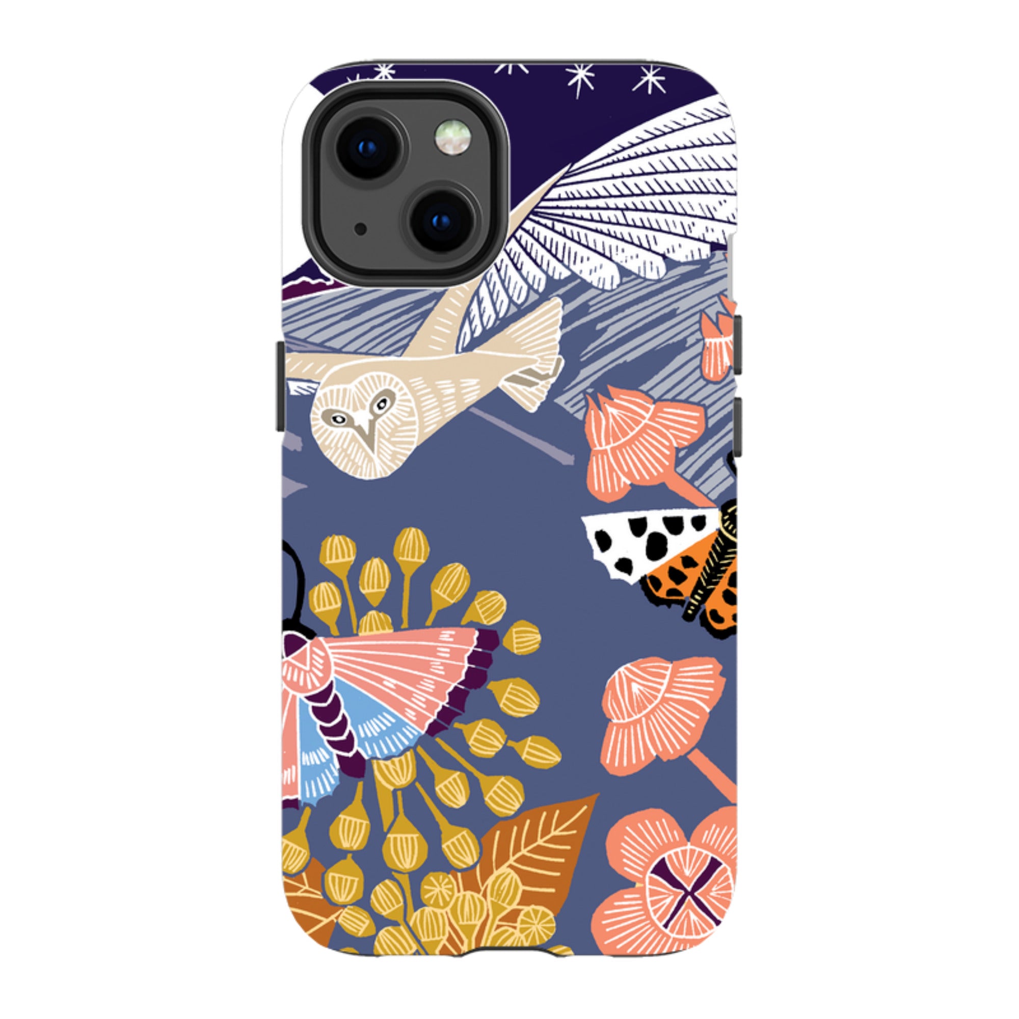 iPhone Tough Case - Evening Barn Owl By Kate Heiss
