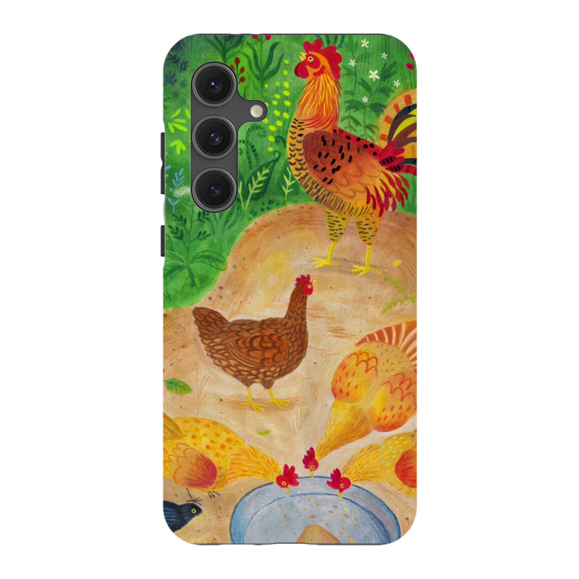 Samsung Tough Case - Chickens By Bex Parkin