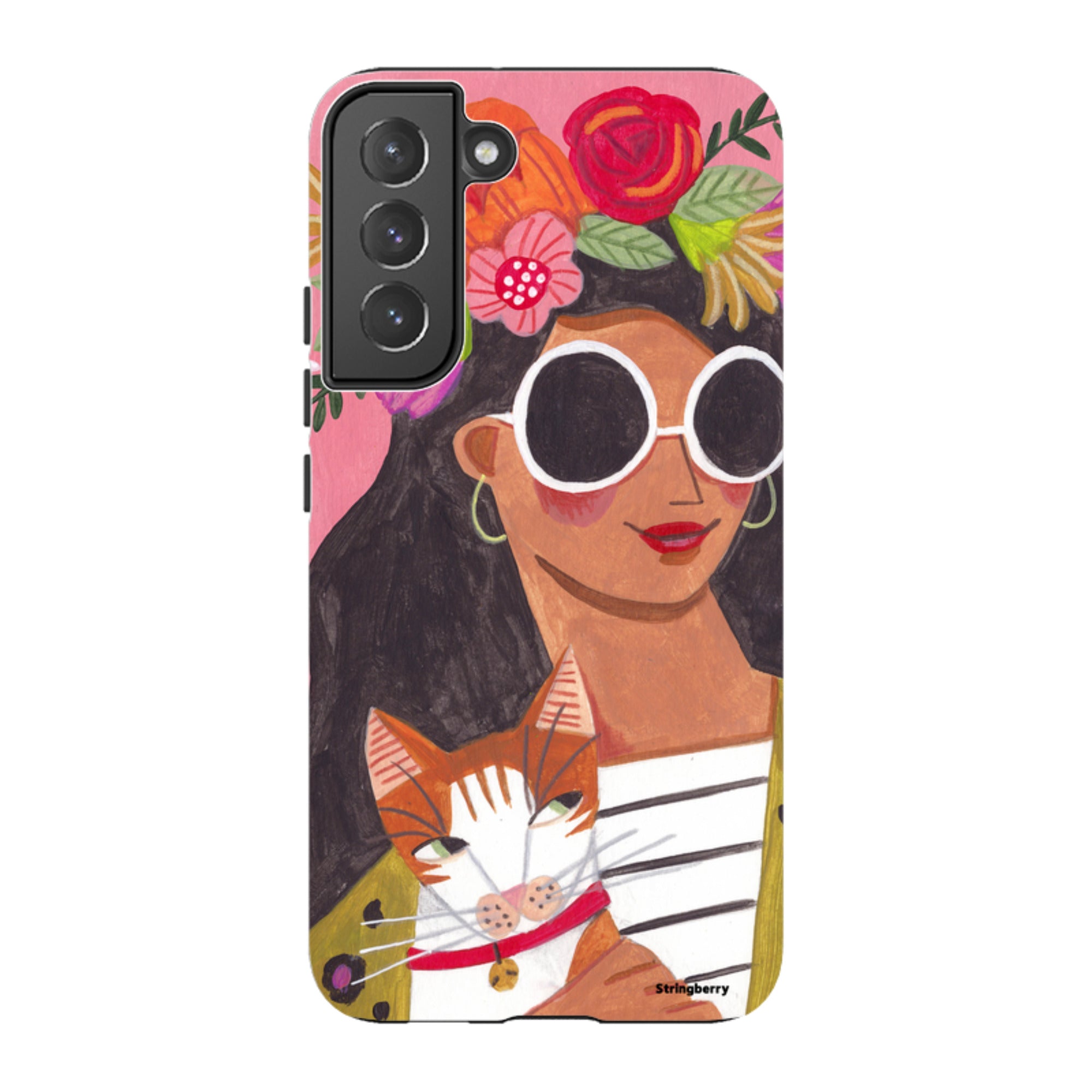 Samsung Tough Case - Woman & Cat By Caroline Bonne Muller