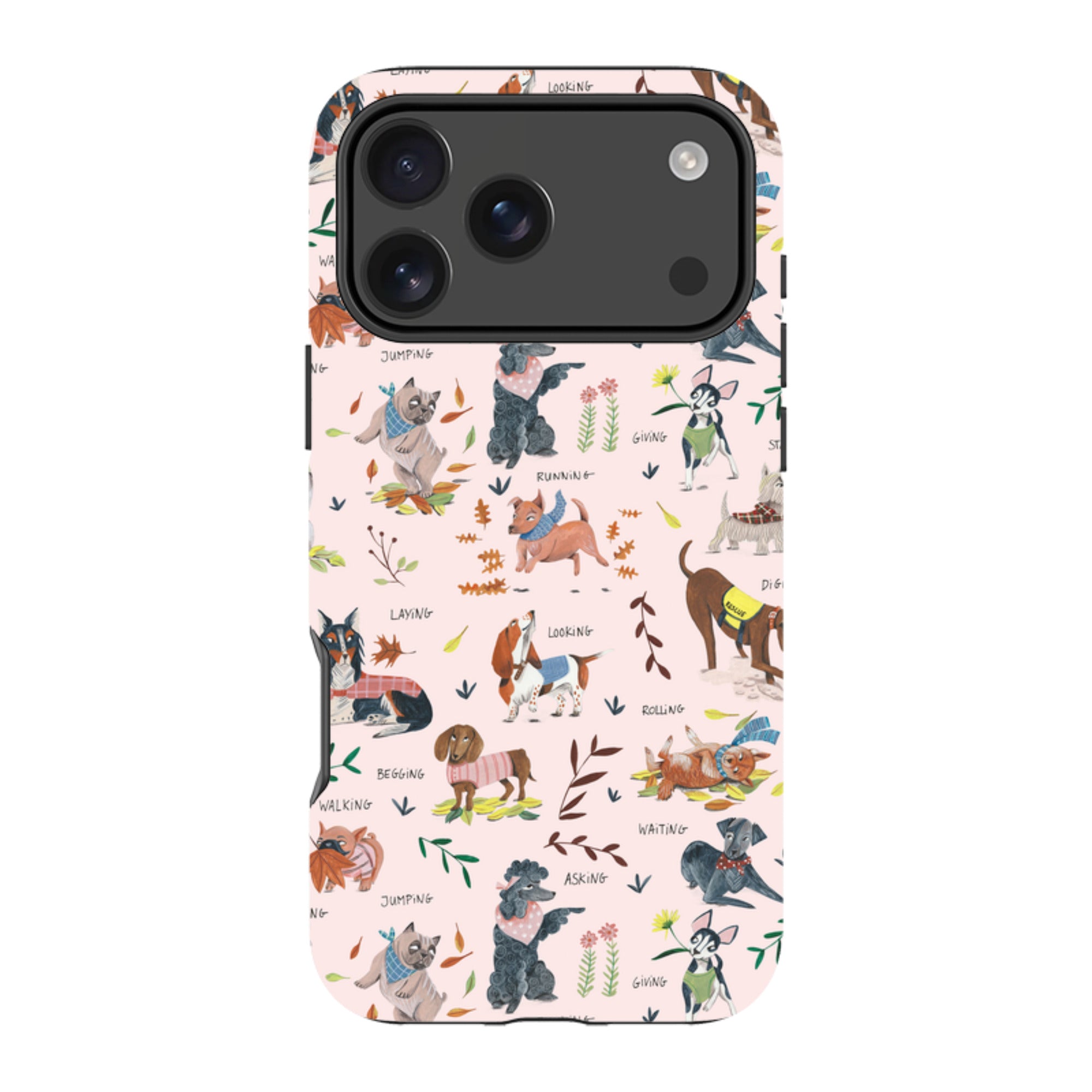 iPhone MagSafe Tough Case -  Dog Pattern By Caroline Bonne Muller