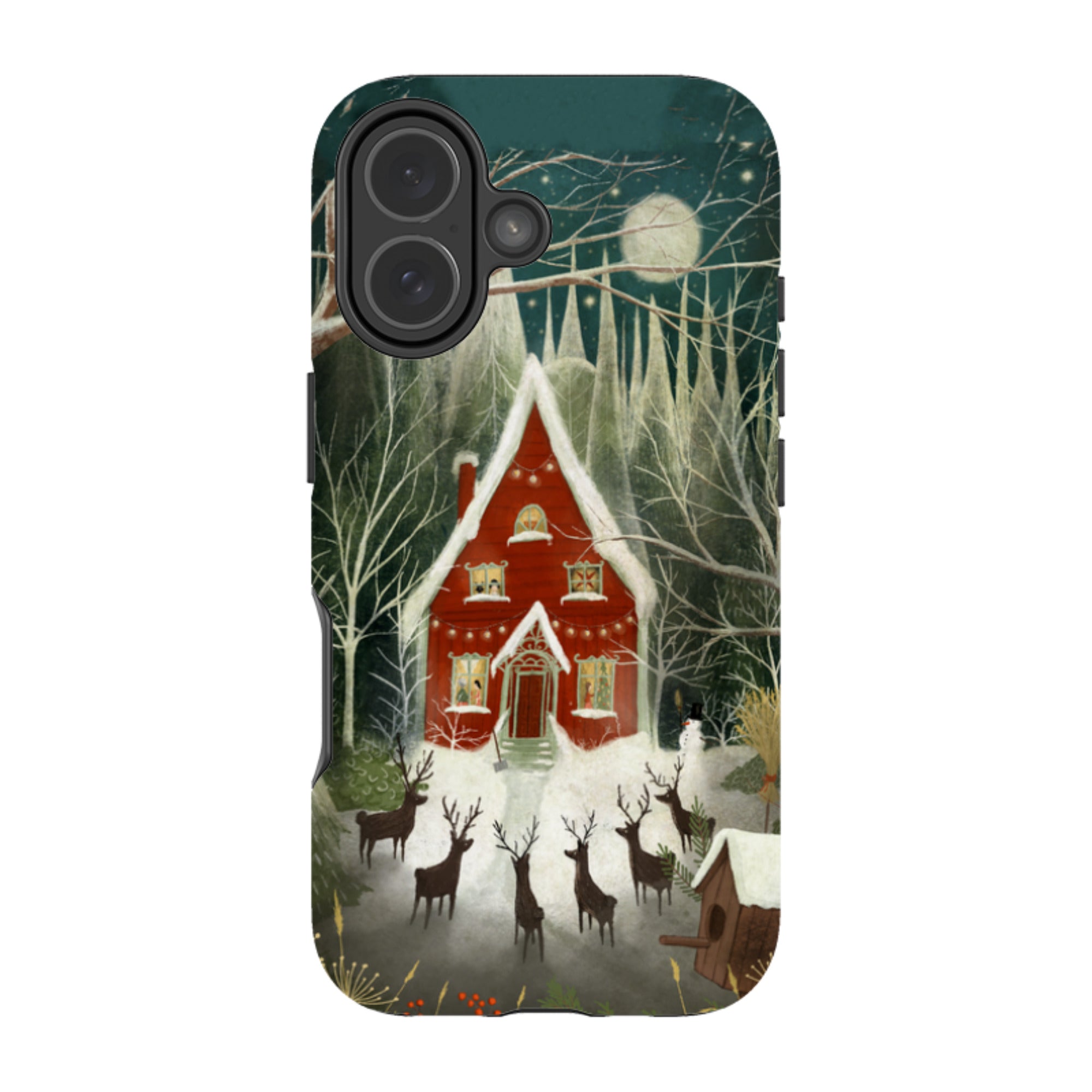 iPhone Tough Case -Christmas Garden Night By Maja Lindberg