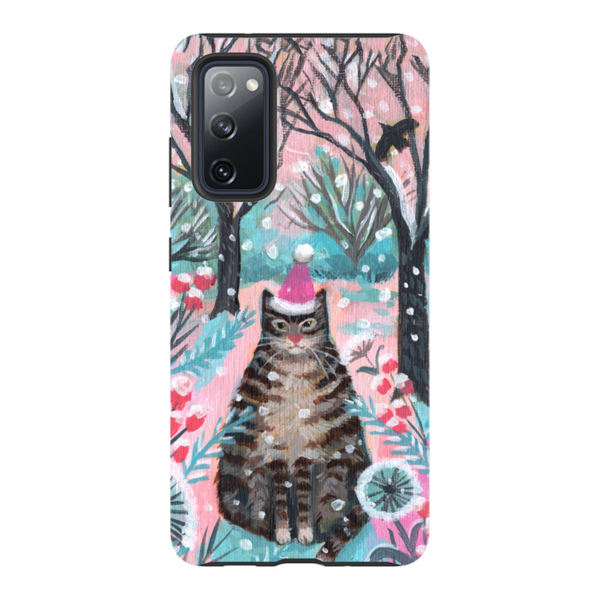 Samsung Tough Case - Snow Tabby By Mary Stubberfield