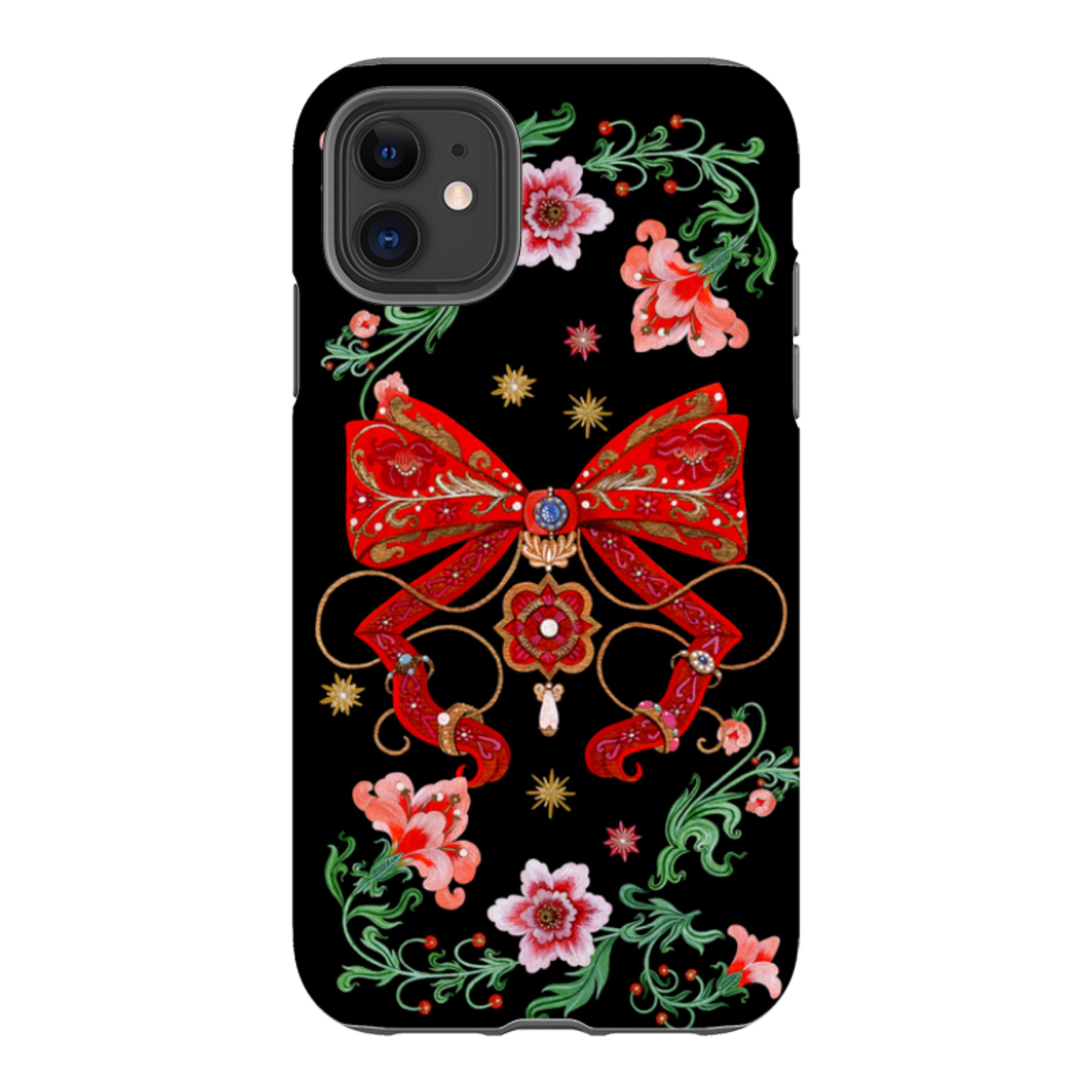 iPhone Tough  Case - Five Gold Ring By Maria Matos