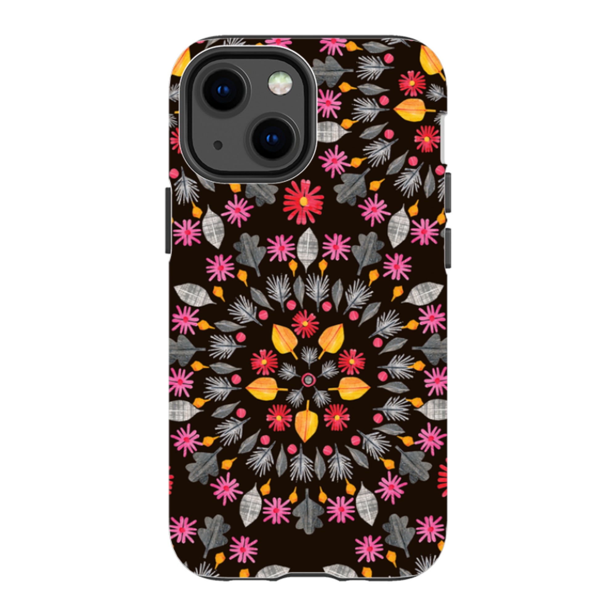 iPhone Tough Case - Autumn Mandala By Tracey English