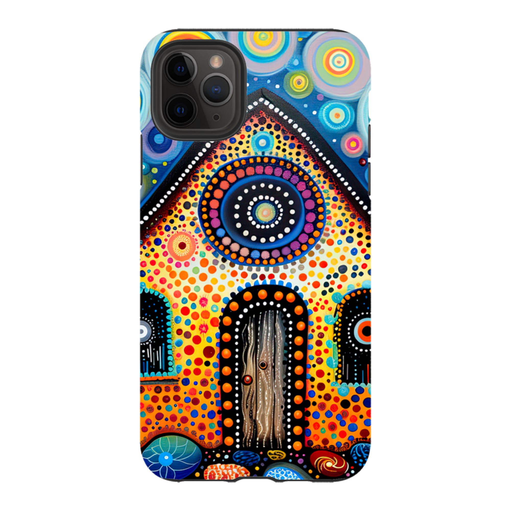 iPhone Case - Folk Art House III