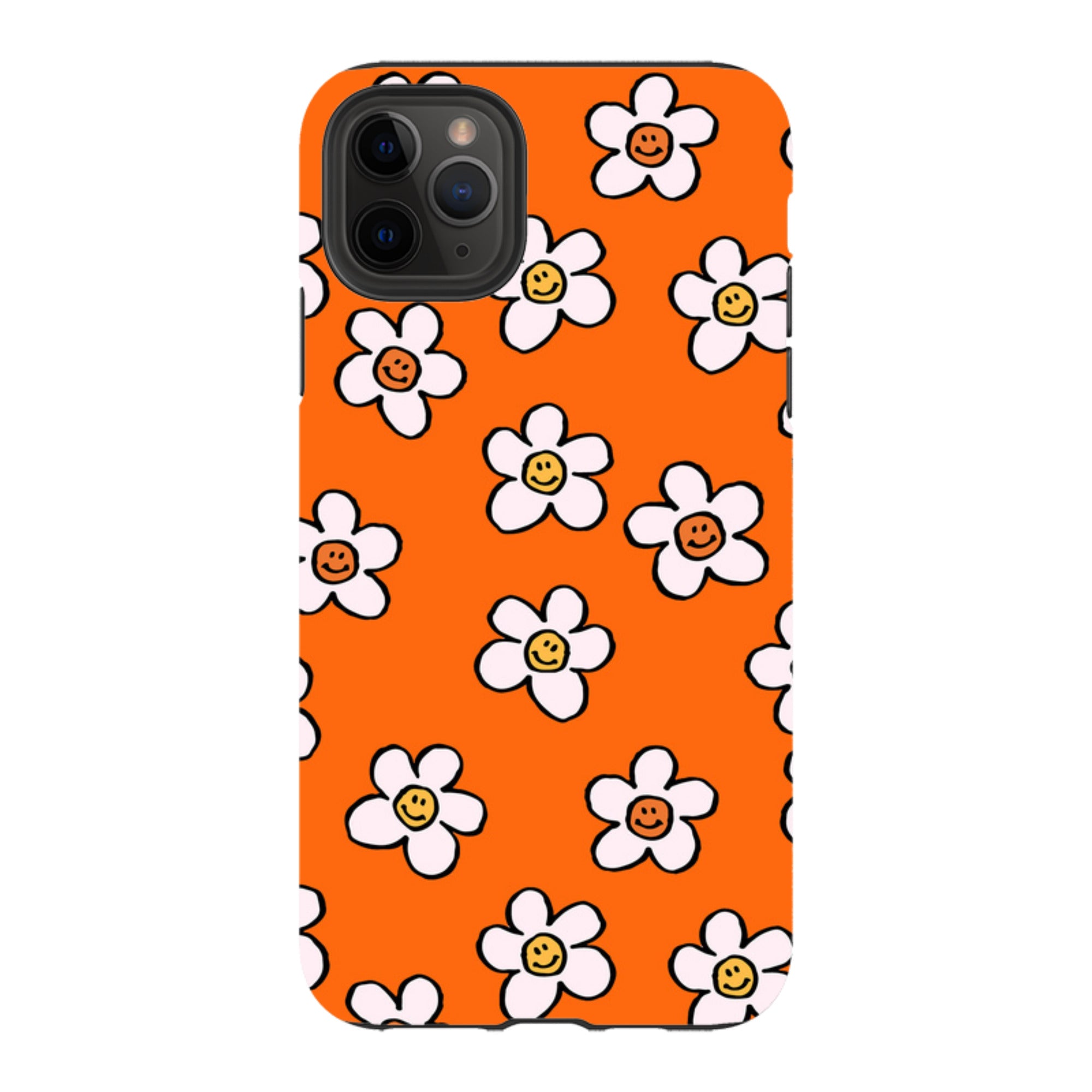 iPhone Tough Case - Smiley Orange