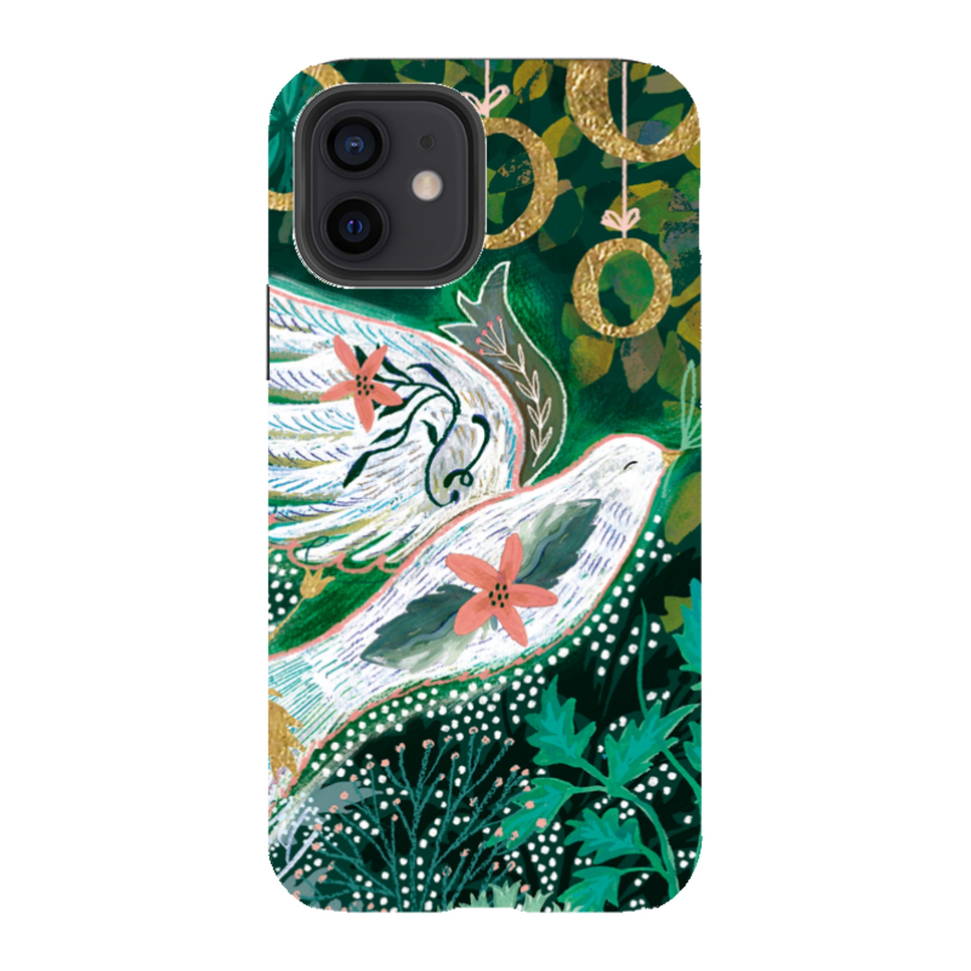 iPhone Tough Case - Gold Rings By Emma Frances Grant