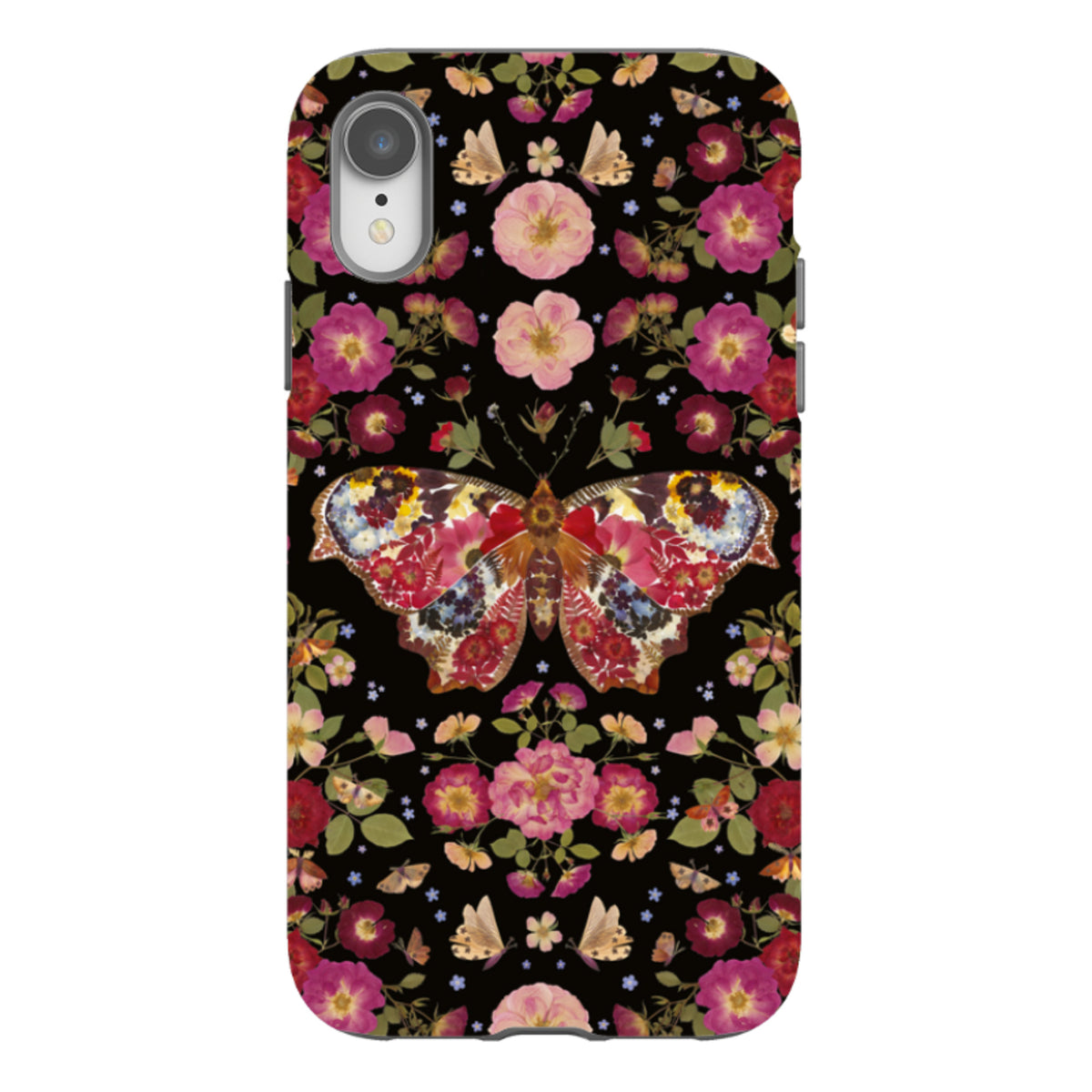 iPhone Tough Case - Midnight Butterfly By Helen Ahpornsiri