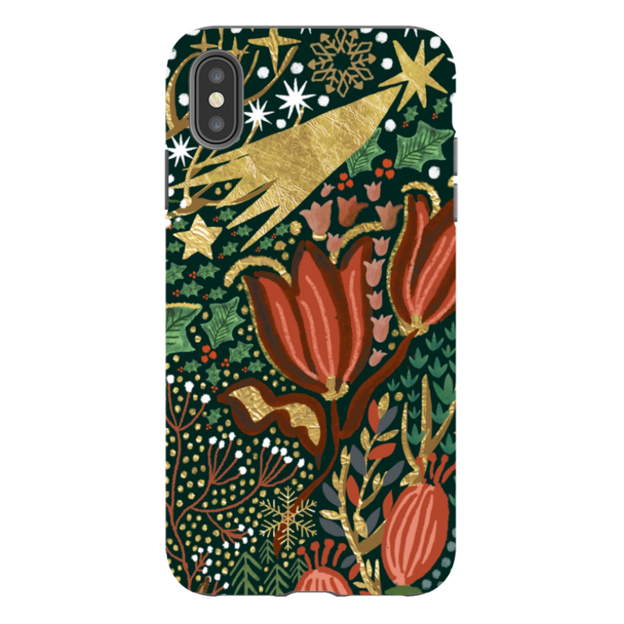 iPhone Tough Case - Winter Deer III By Emma Frances Grant