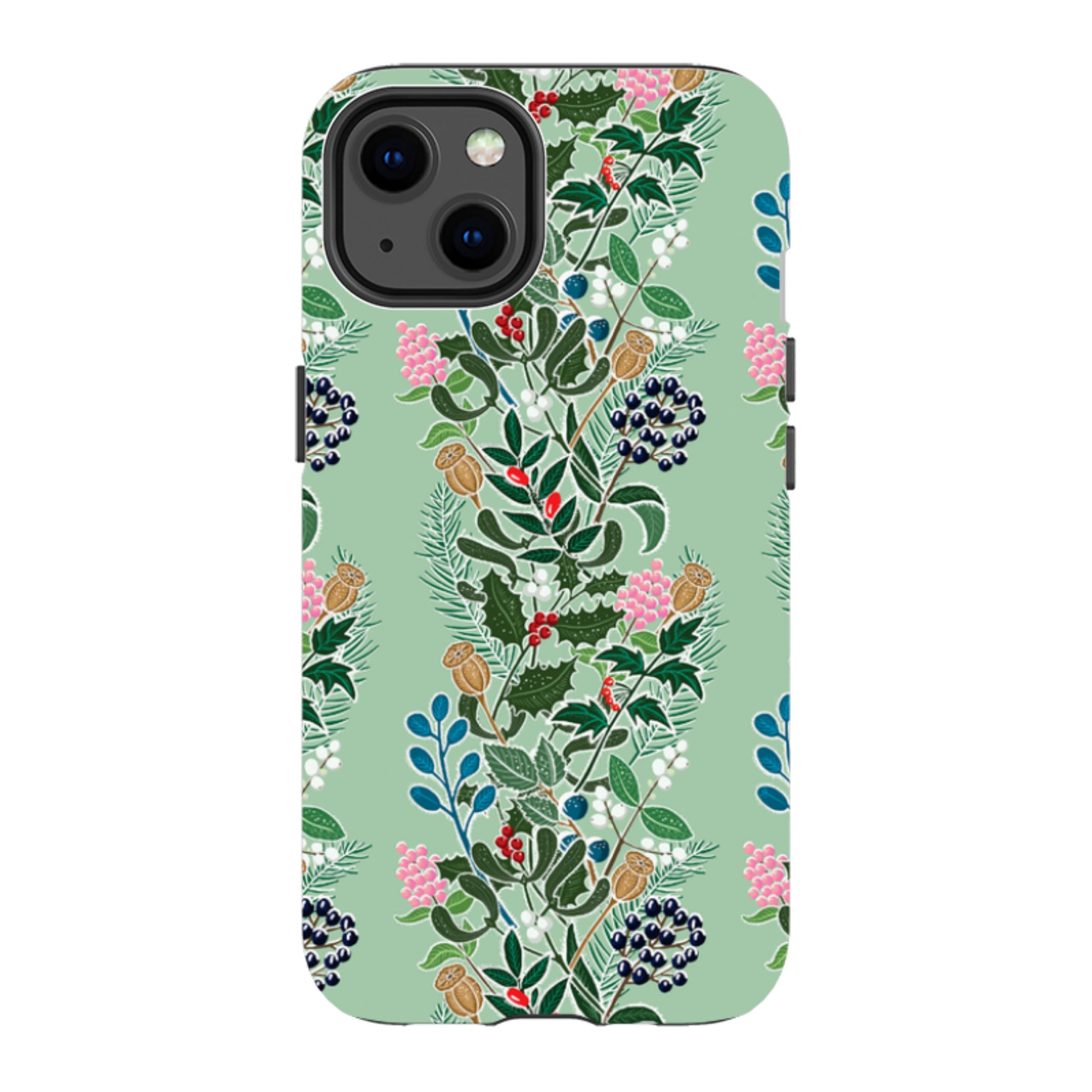 iPhone Tough Case - Winter Hedge-1 By kate Heiss