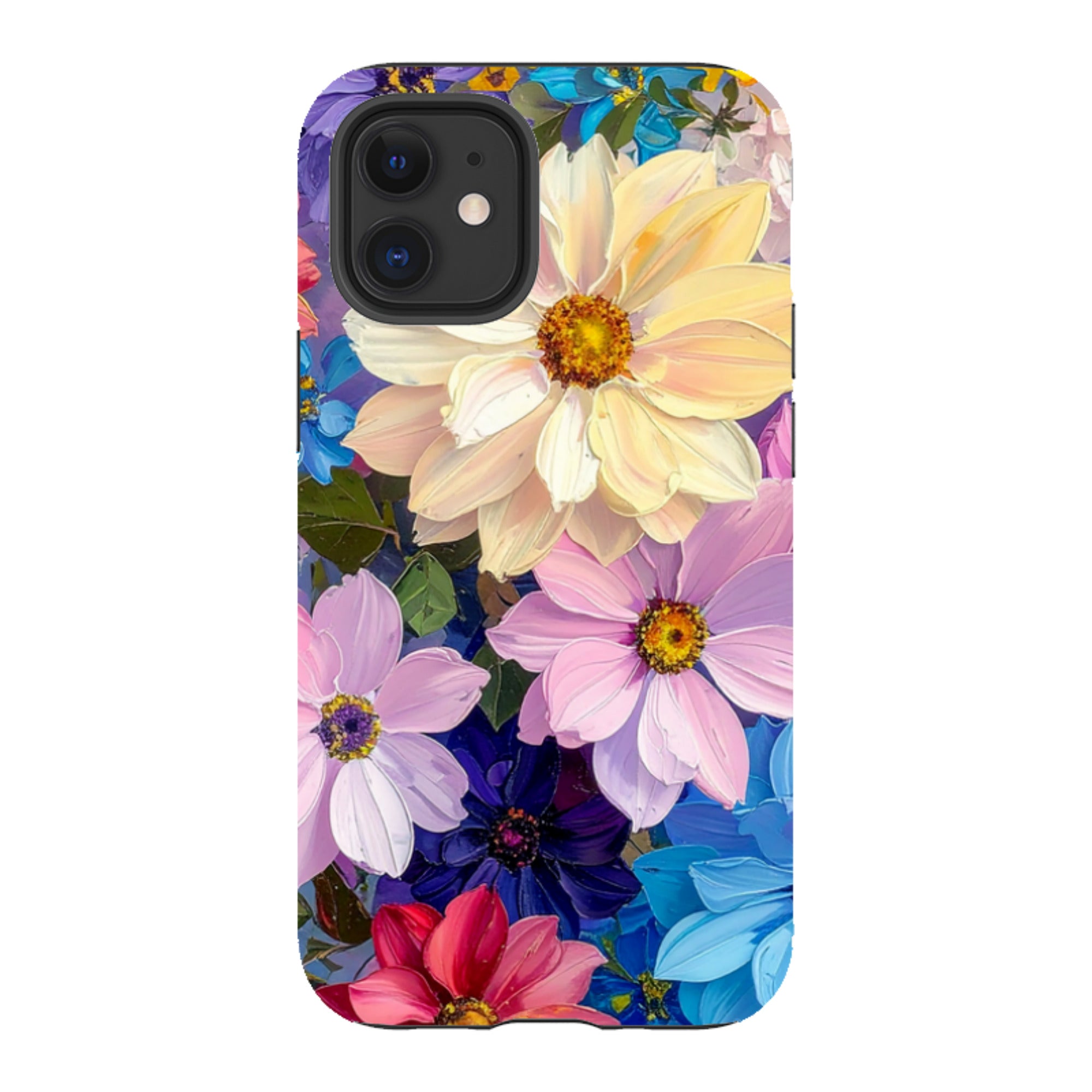 iPhone Tough Case - Summer Floral Blue Garden