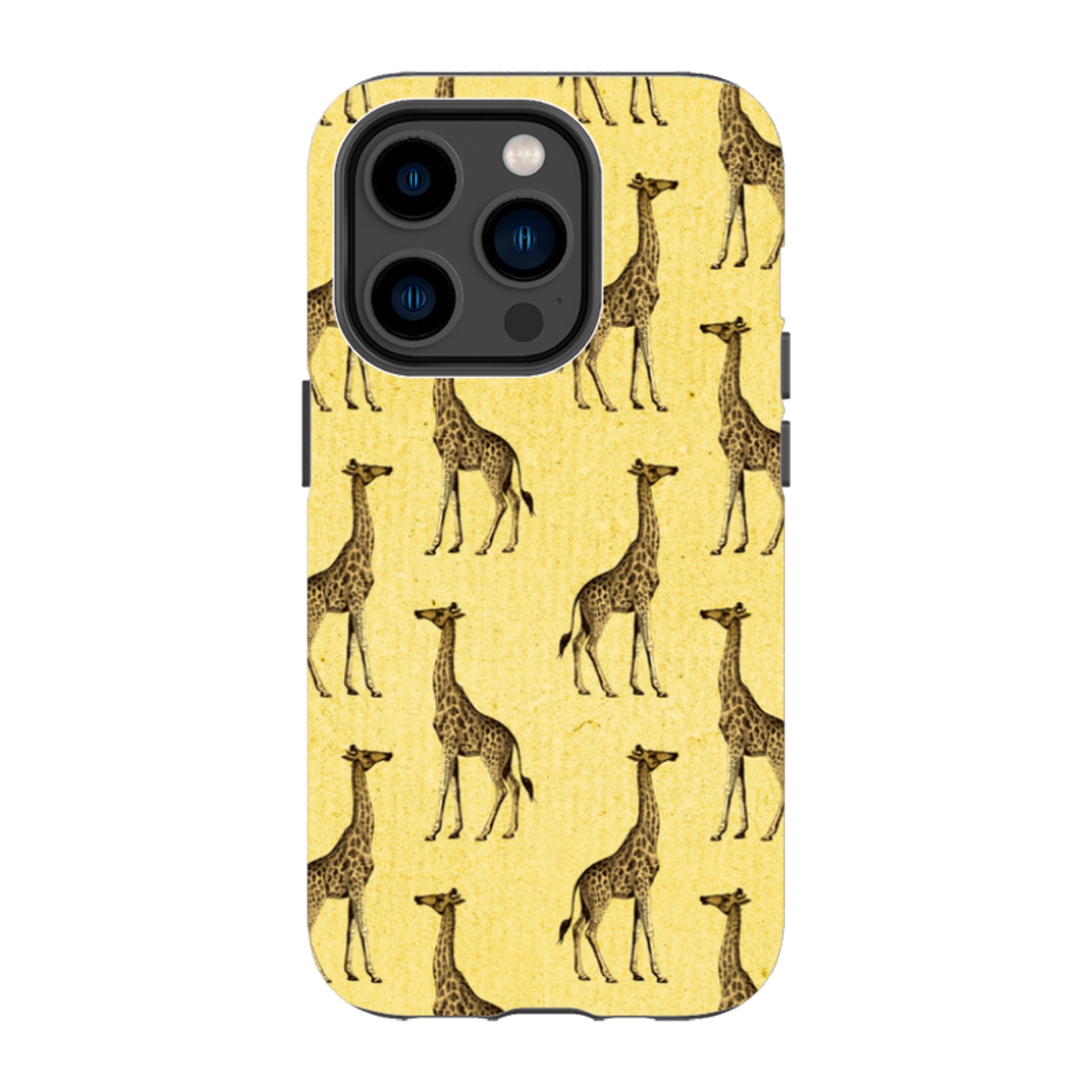 iPhone Tough Case - Yellow Giraffe