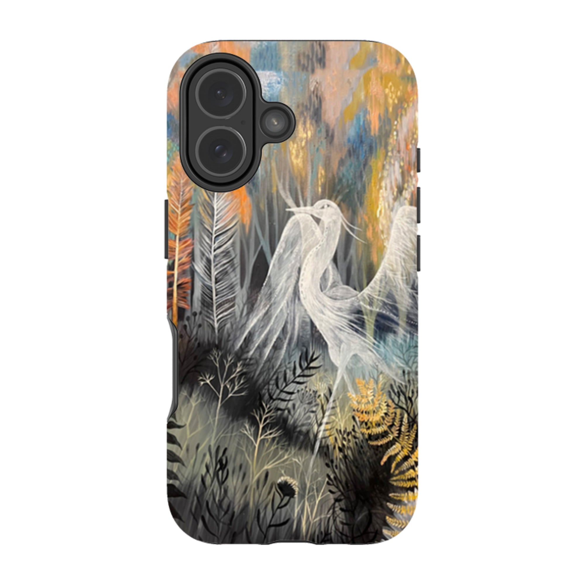 iPhone MagSafe Tough Case -  Ghost Heron By Mia Underwood