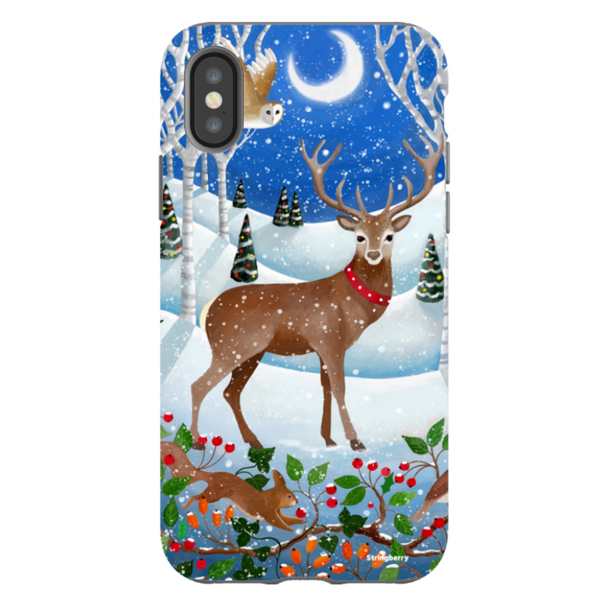 iPhone Tough Case - Deer By Bex Parkin