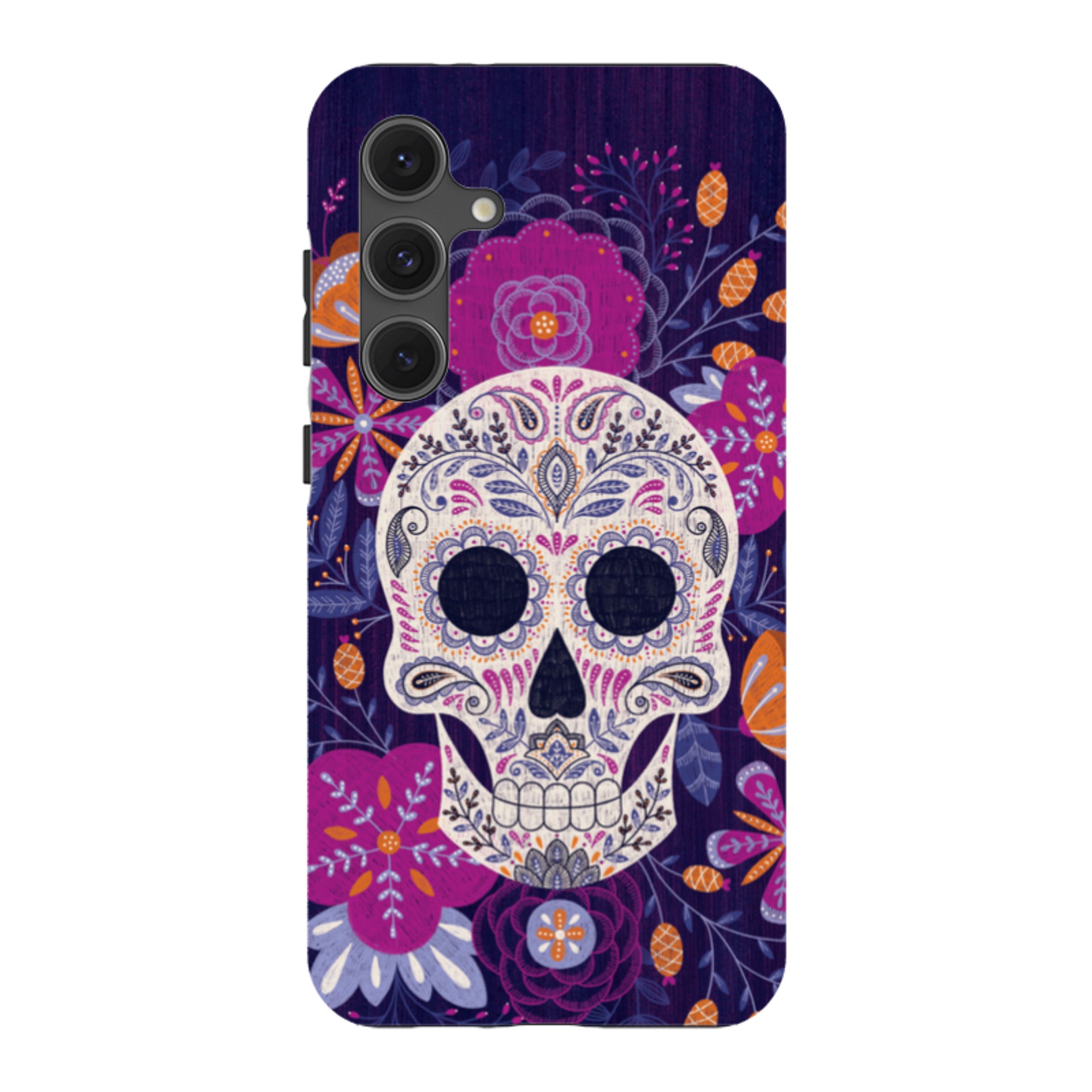 Samsung Tough Case - Sugar Skull By Jenny Zemanek