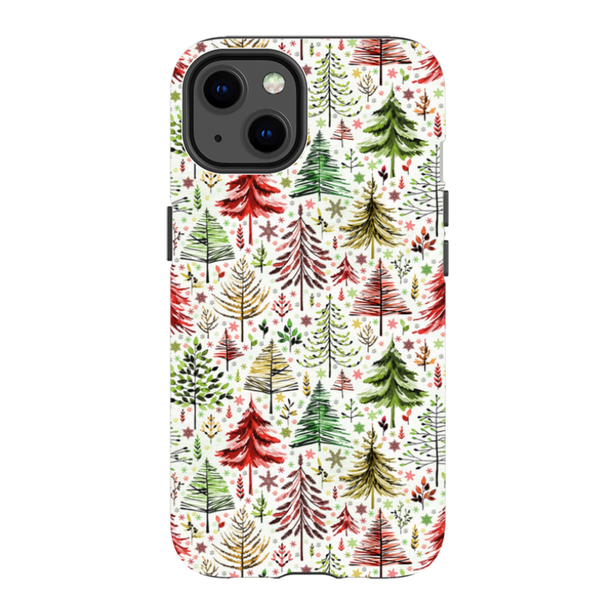 iPhone MagSafe Tough Case -  Xmas Trees By Elisabeth Haager