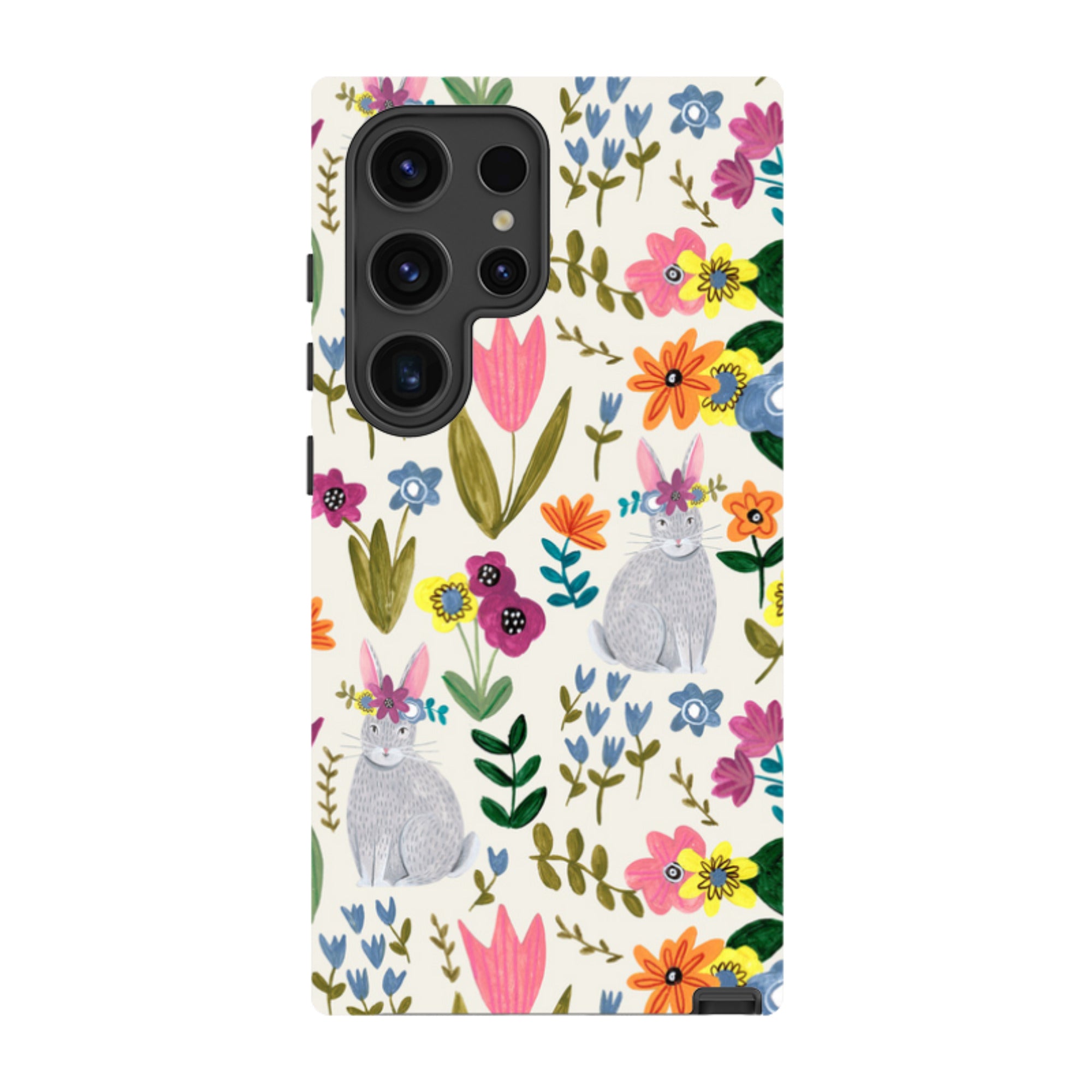 Samsung Tough Case - Rabbit Floral By Caroline Bonne Muller