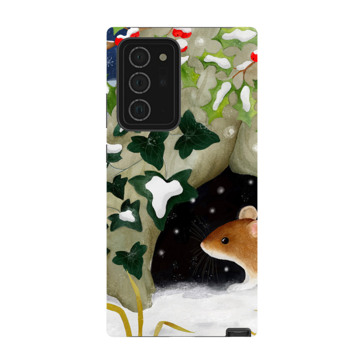 Samsung Tough Case - Winter Mouse By Bex Parkin