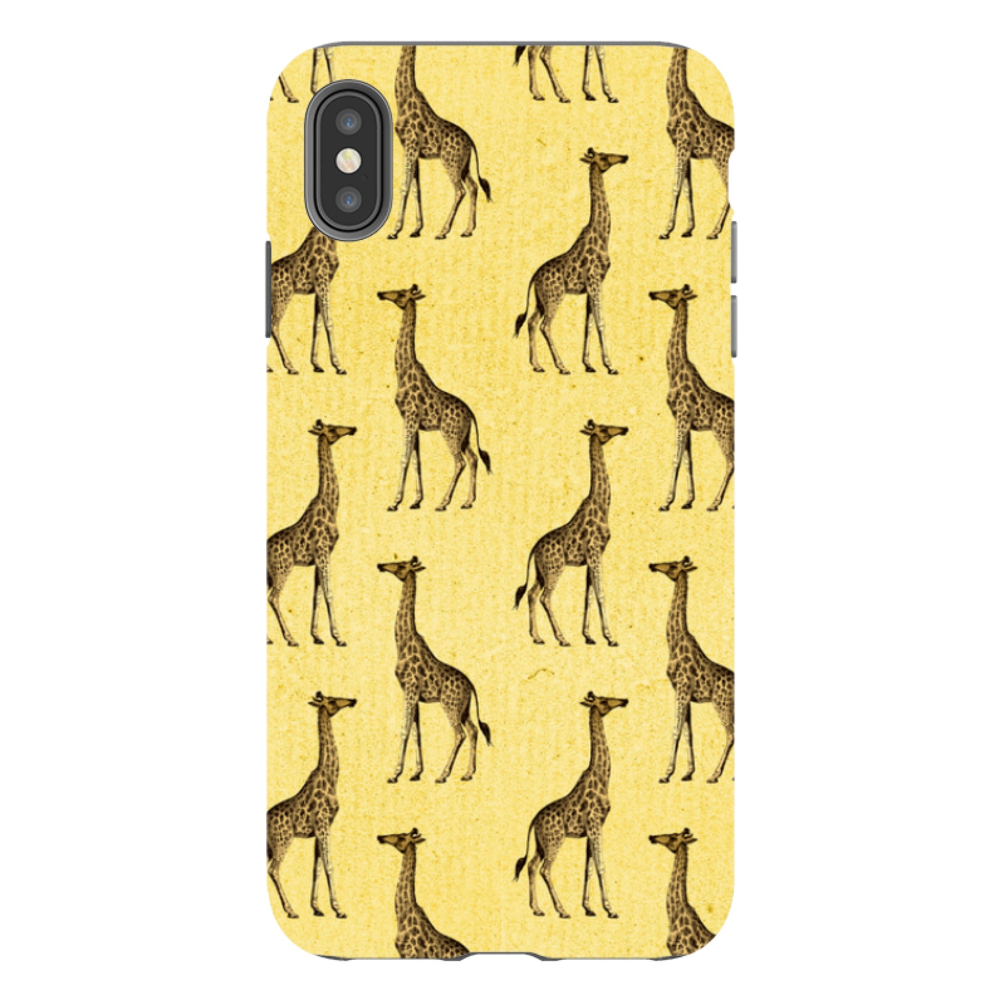 iPhone Tough Case - Yellow Giraffe