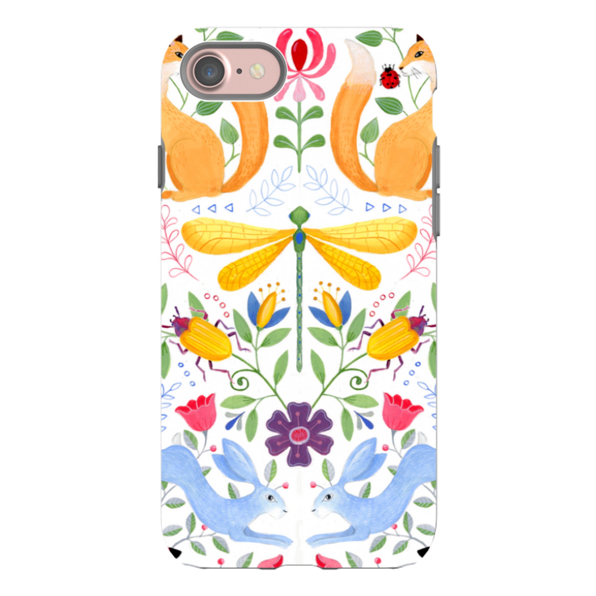 iPhone Tough Case - Folk Garden By Bex Parkin
