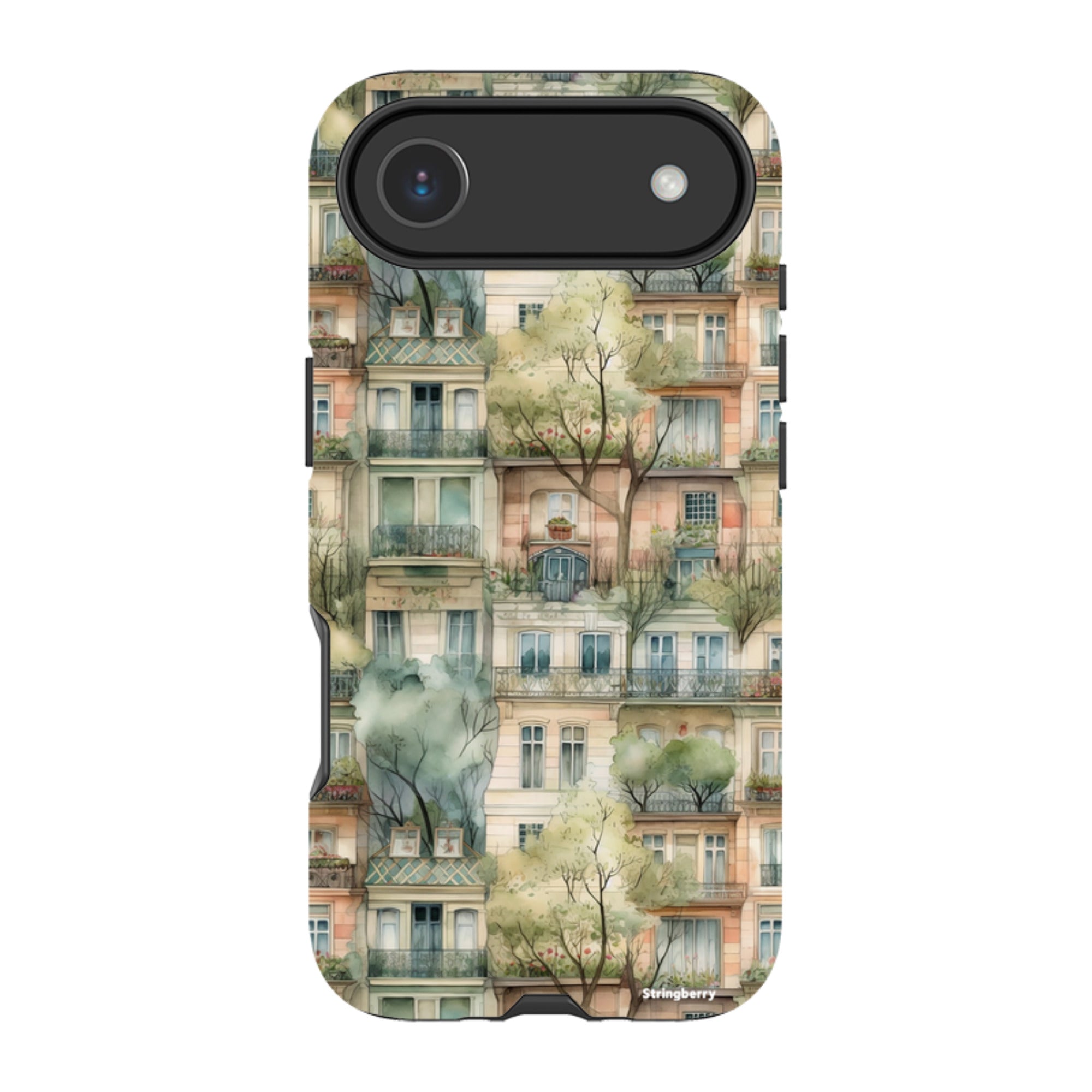 iPhone Tough Case - Montmartre Houses